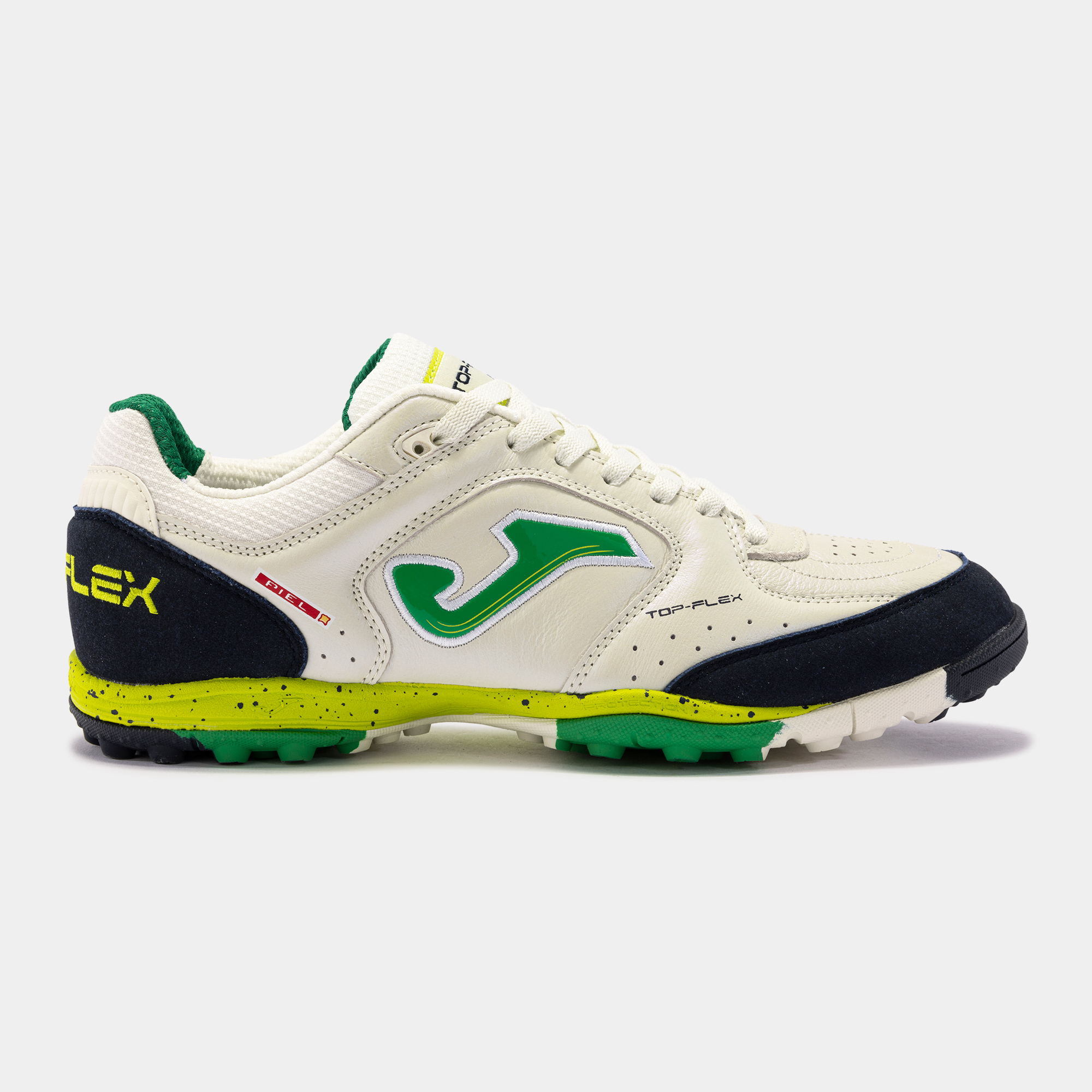 Chuteiras Joma Top Flex 24 Branco Verde Tf