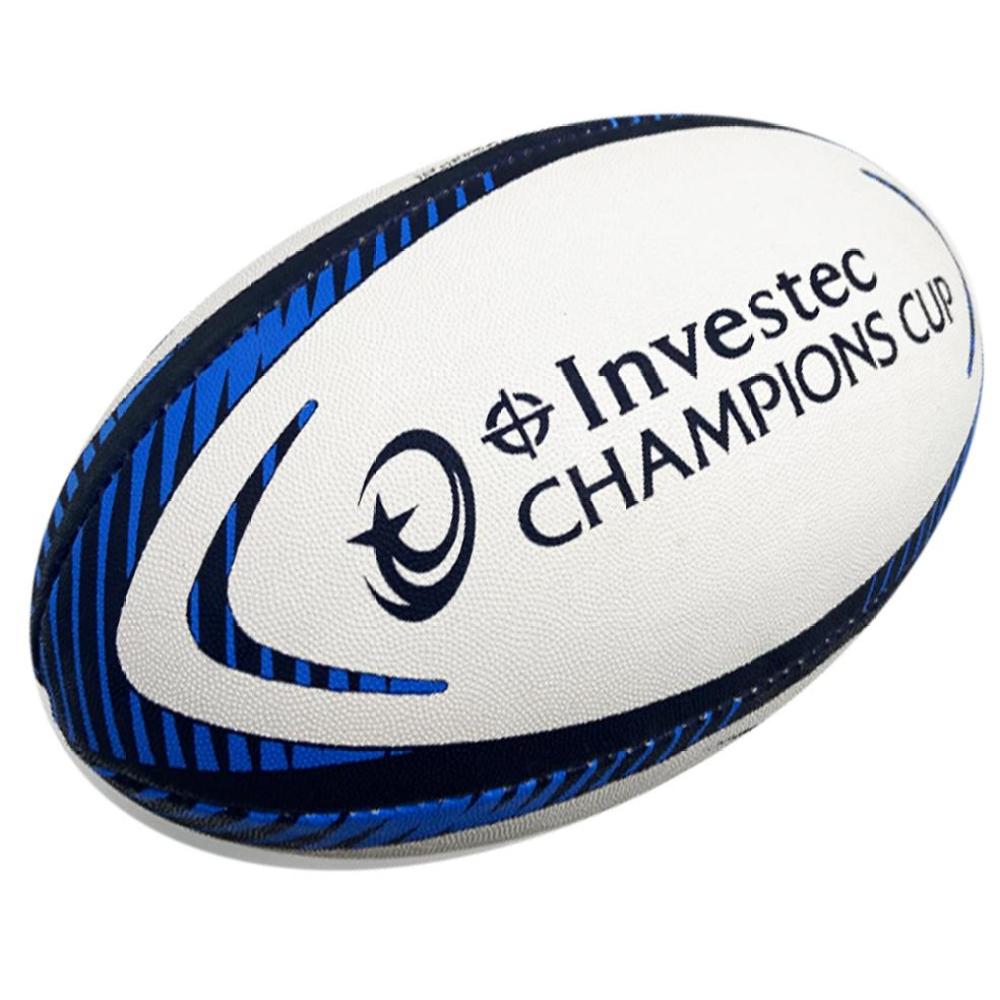 Balón Rugby Gilbert Réplica Champions Cup Copa De Europa Investec - blanco - 