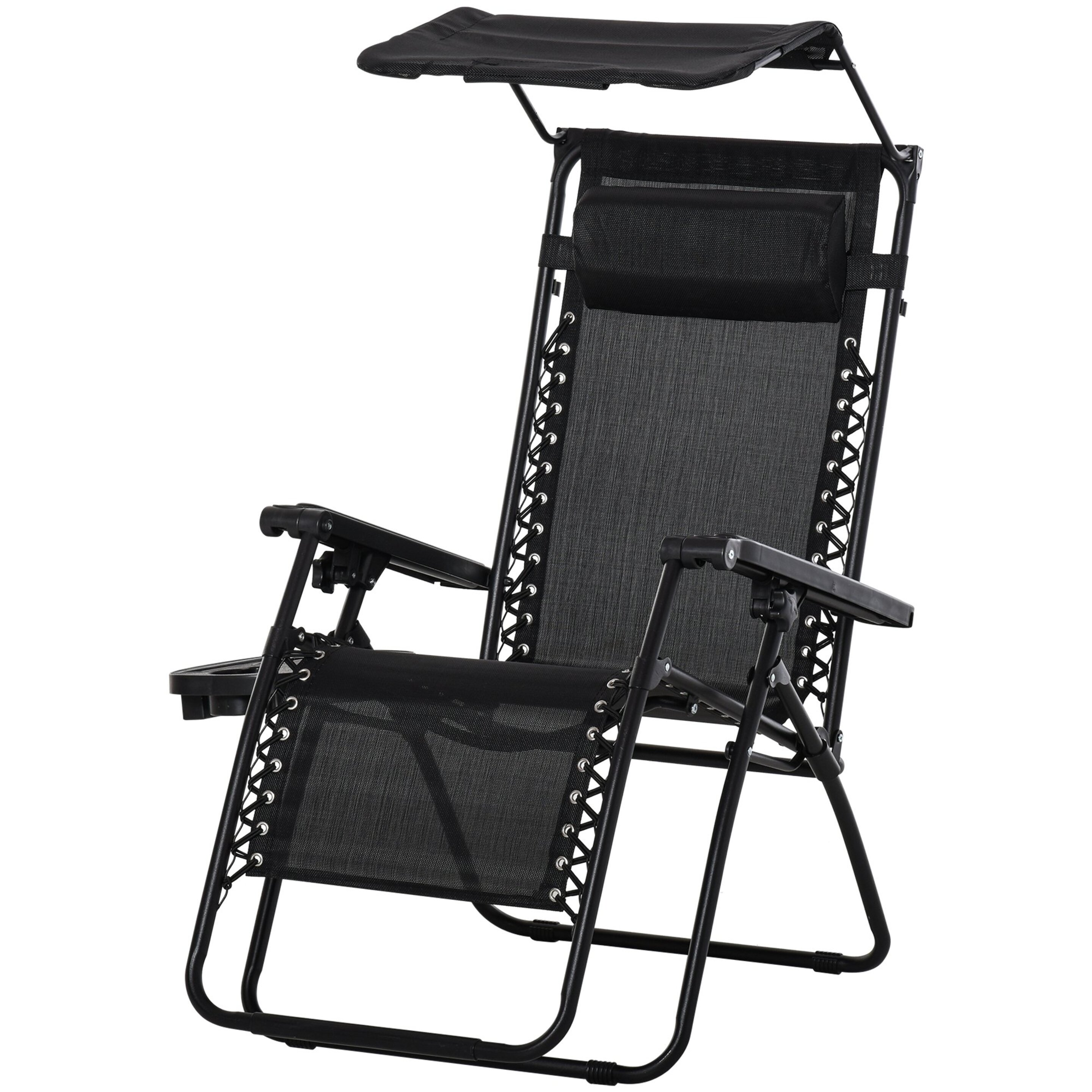 Silla Gravedad Cero Outsunny 84b-388bk