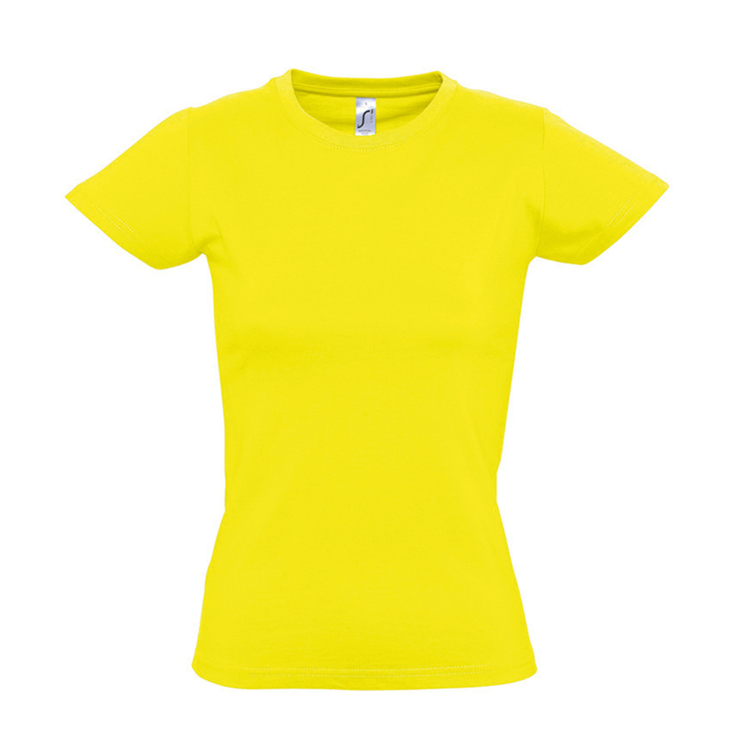 Camiseta De Manga Corta Imperial Para Mujer Sols (Amarillo)