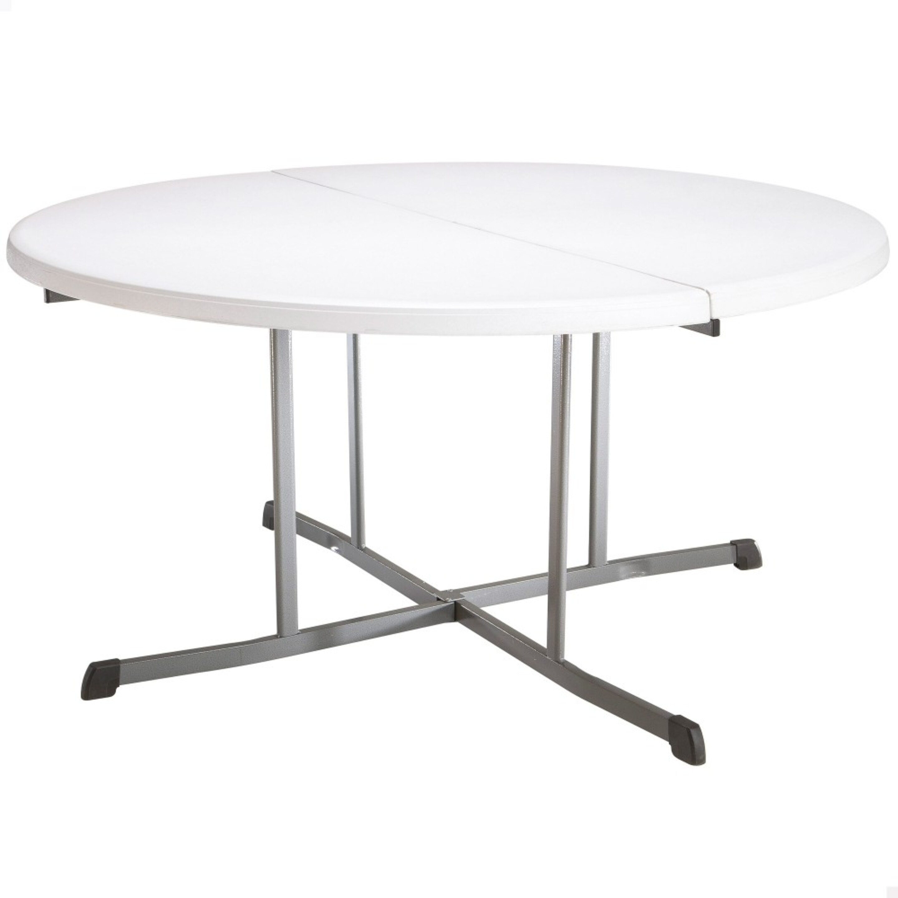 Mesa Redonda Plegable Blanco Lifetime Ø152 X 75,5 Cm