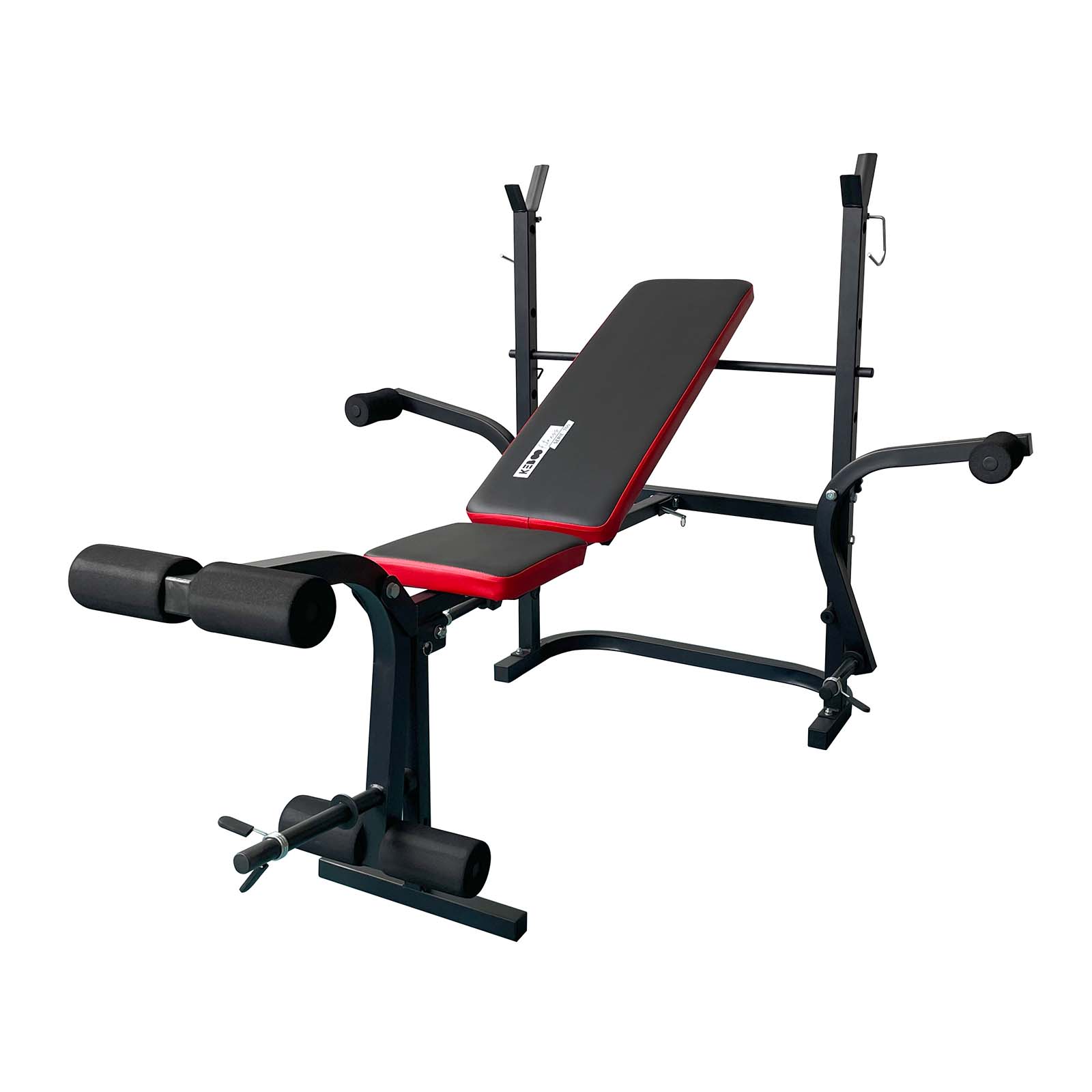 Banco De Musculación Keboo Fitness Serie 700 Plegable Y Ajustable Con 4 Posiciones 156,5x140x114 Cm