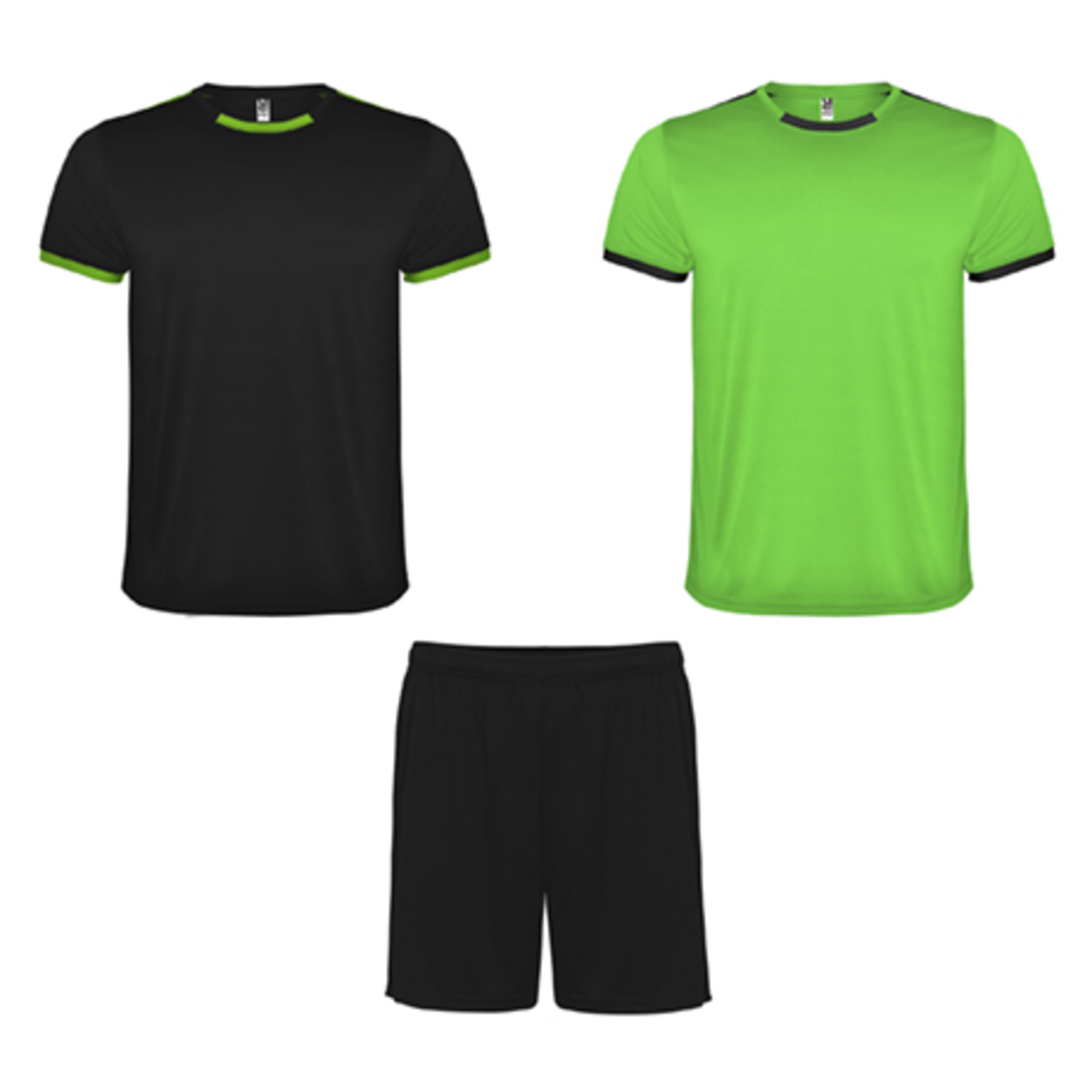 Conjunto Racing De 2 Camisetas Y 1 Pantalón - verde-lima - 