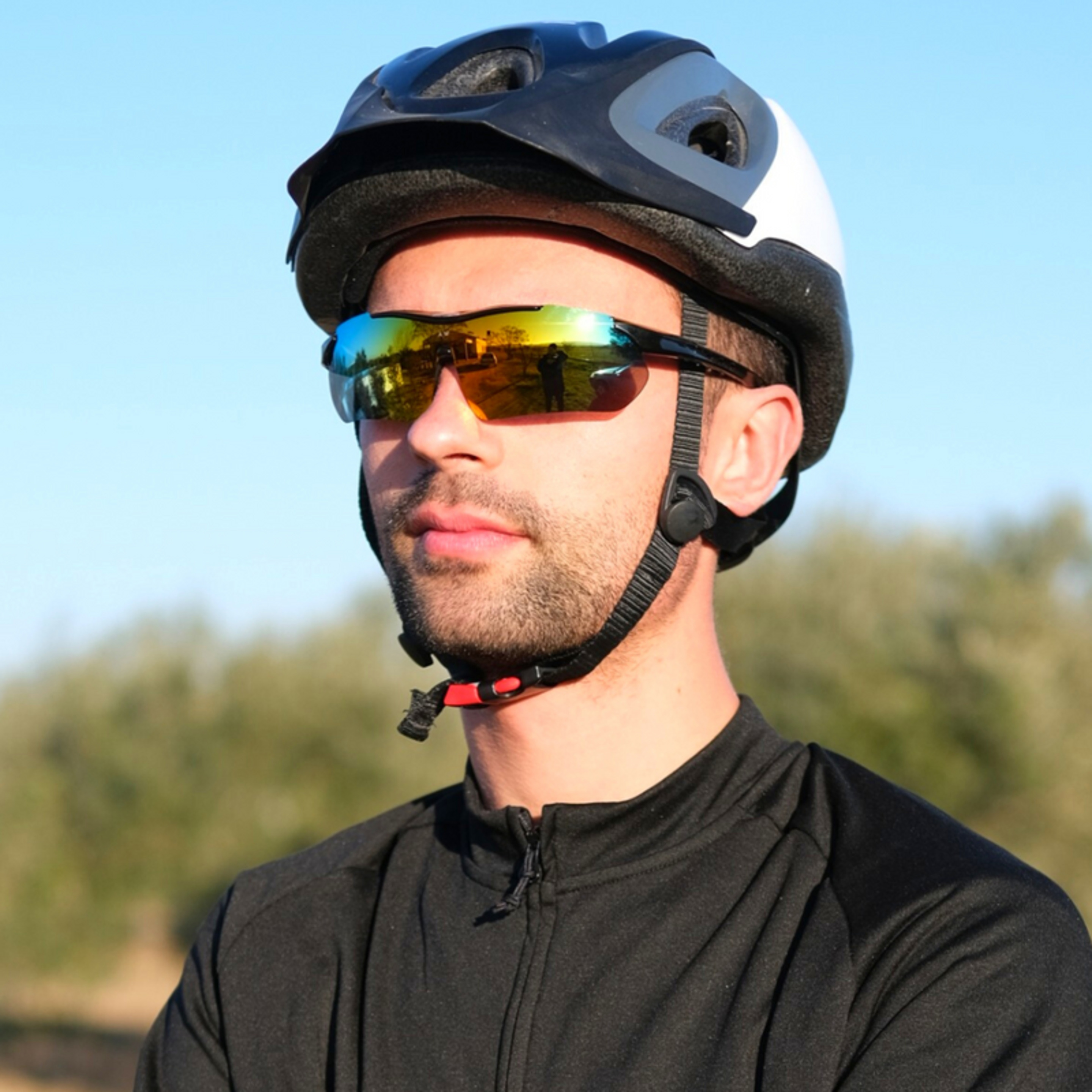Óculos De Ciclismo Adulto Are Winners Polarizados V7 Roblack