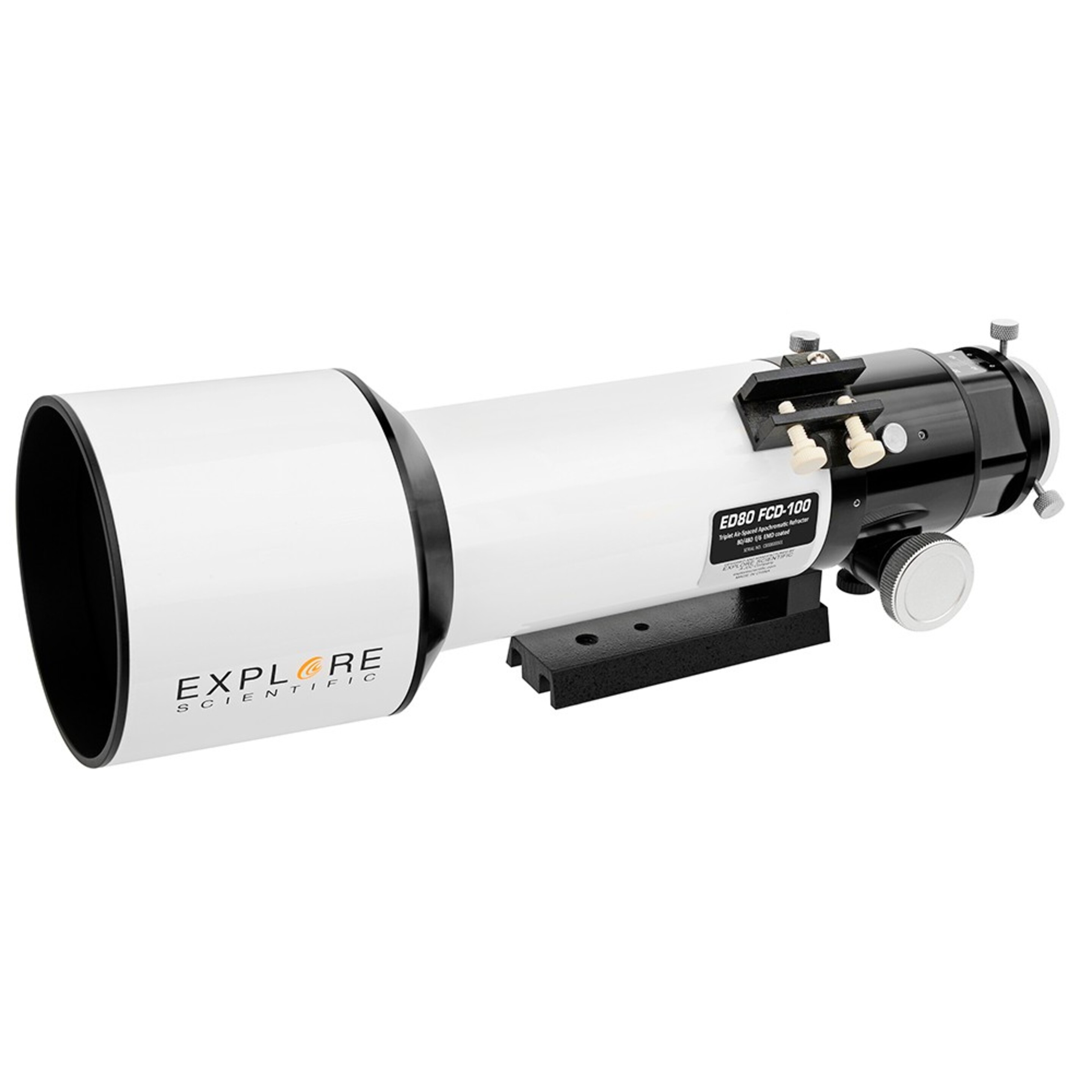 Telescópio Refractor Apocromático Ed Apo 80mm F/6 Fcd-100 Alu Hex - 3 Lentes Bresser