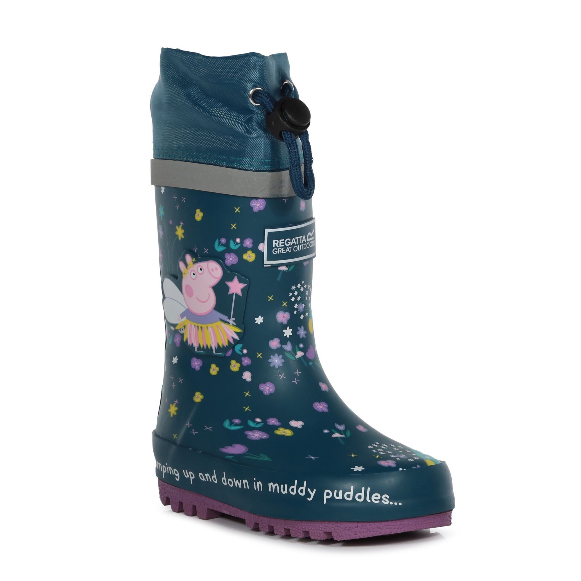 Fantasia Infantil/ Infantil Peppa Pig Splash Wellington Boots Regatta Fantasy