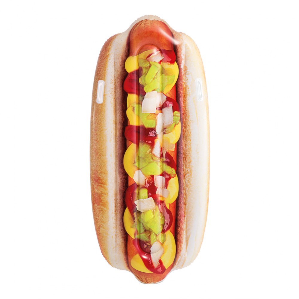 Hinchable Intex Con Forma De Hot Dog Y Asas - multicolor - 