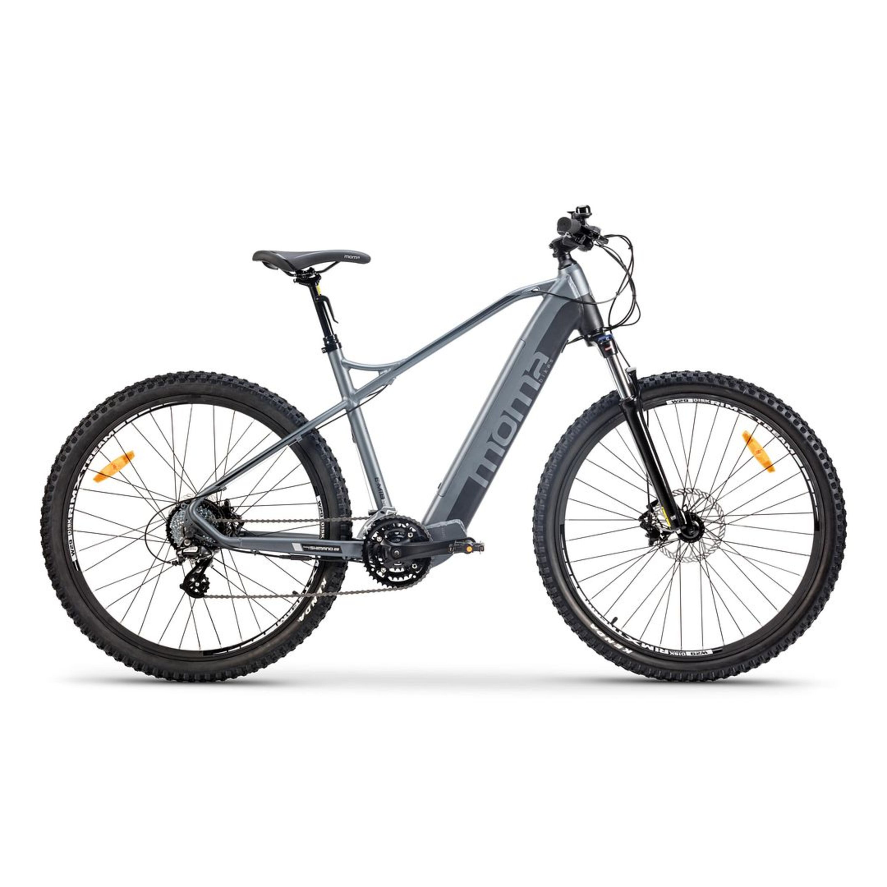 Bicicleta Elétrica De Montanha Moma Bikes 29" - Cinzento/Preto - EMTB 29" Suspensão dianteira | Sport Zone MKP