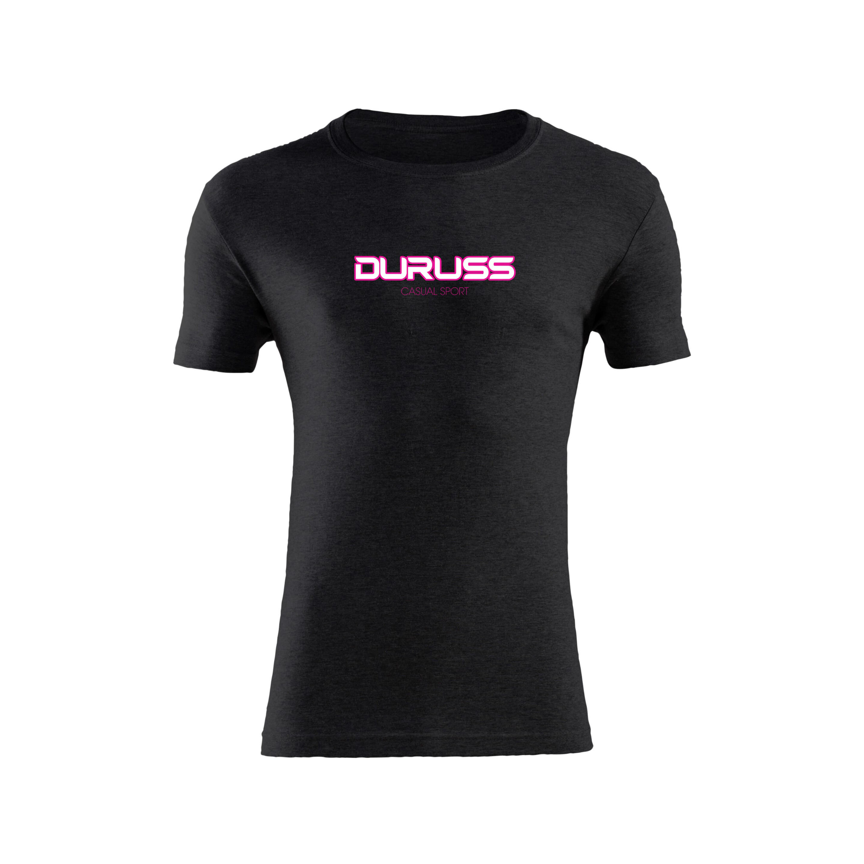 Camiseta Esporte Casual Pinker Duruss Padel - negro - 