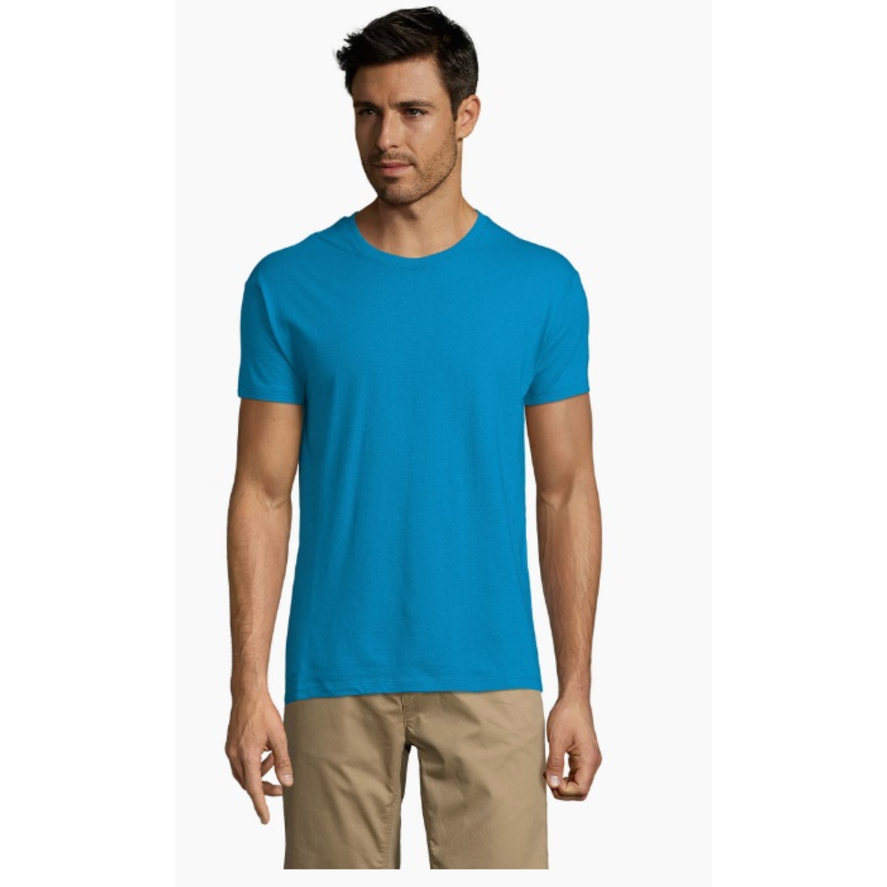 T-shirt Regent Pack 2 Unisex Regent Crewneck - azul-aqua - 
