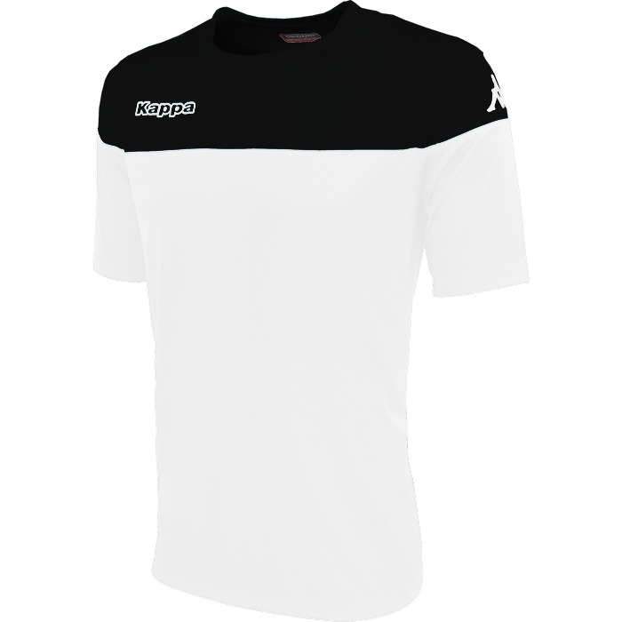 Camiseta Kappa Mareto - blanco-negro - 
