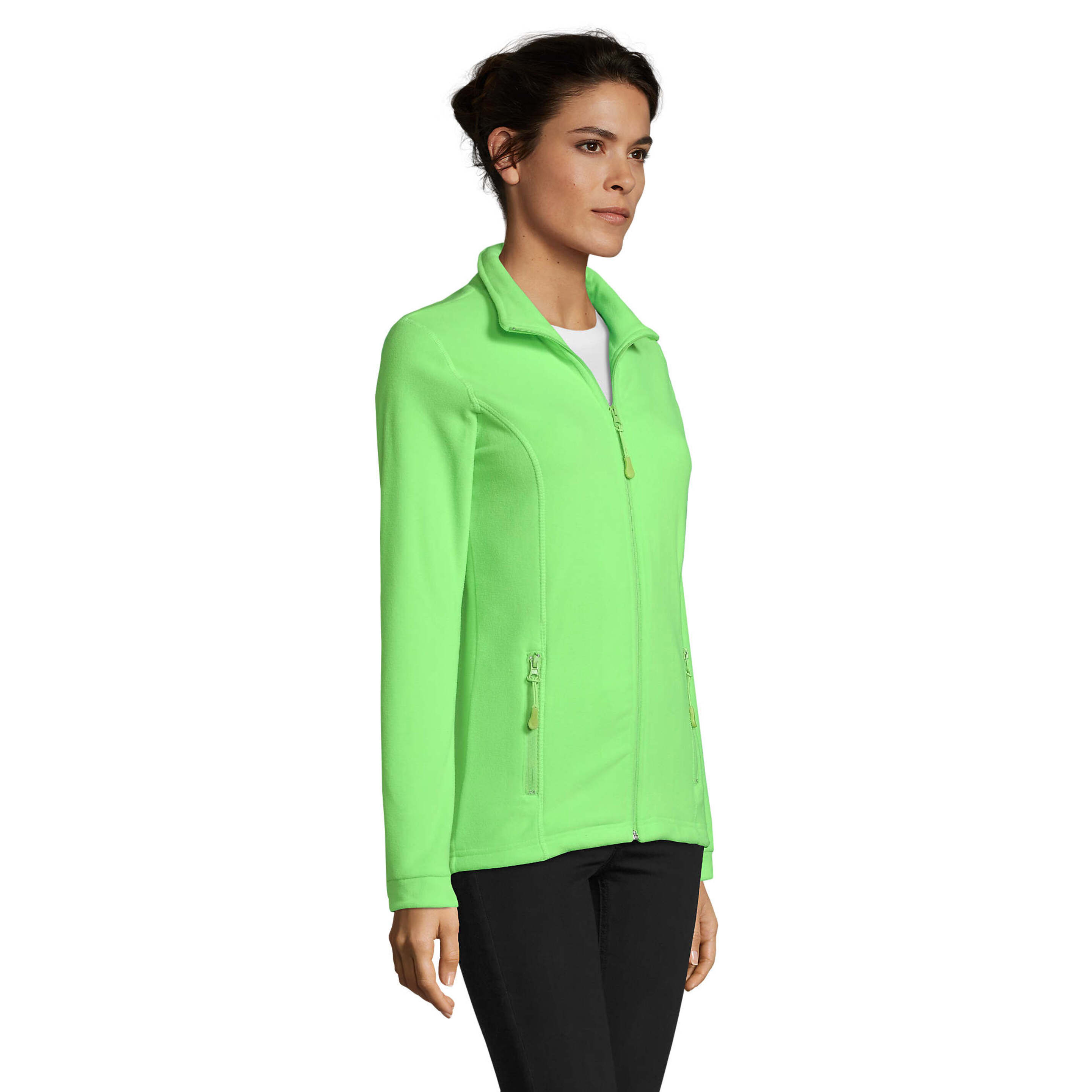 Chaqueta Micro Polar Nova De Mujer Con Cremallera