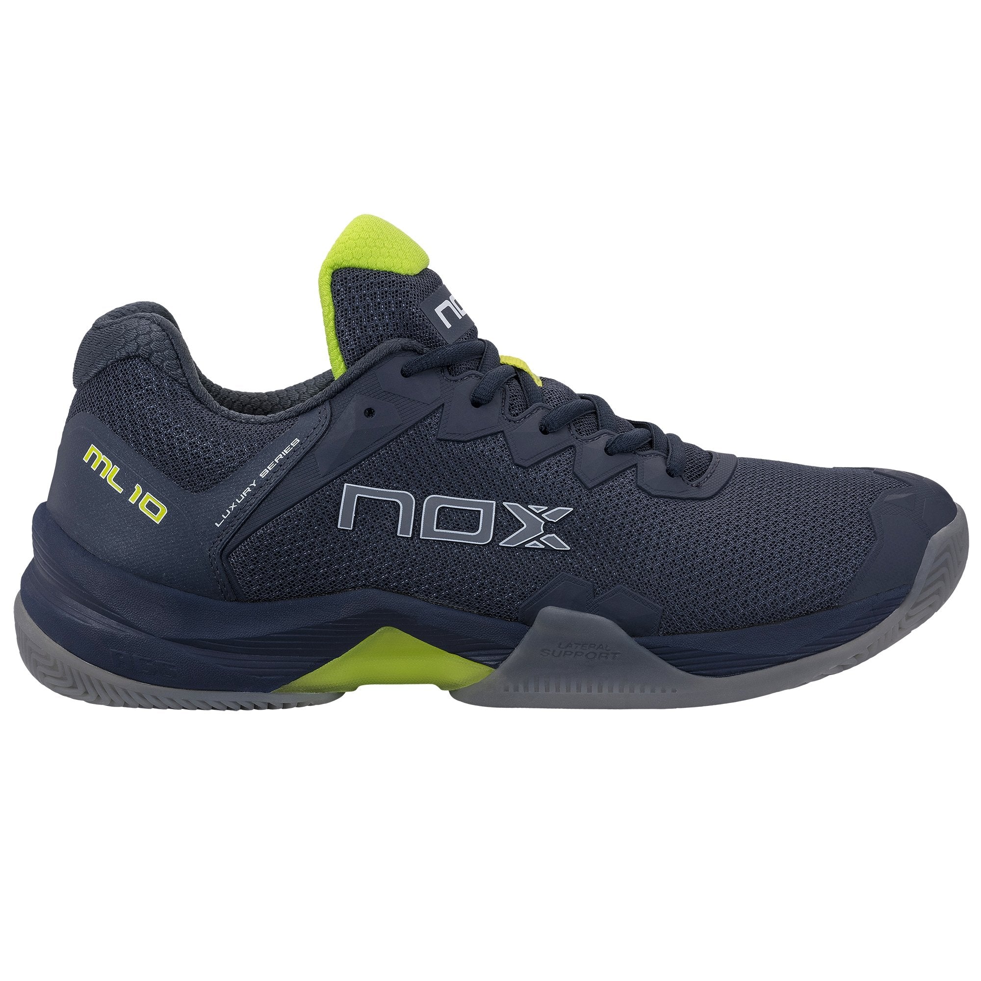 Zapatillas De Pádel Nox Ml10 Hexa - azul-marino-amarillo-fluor - 