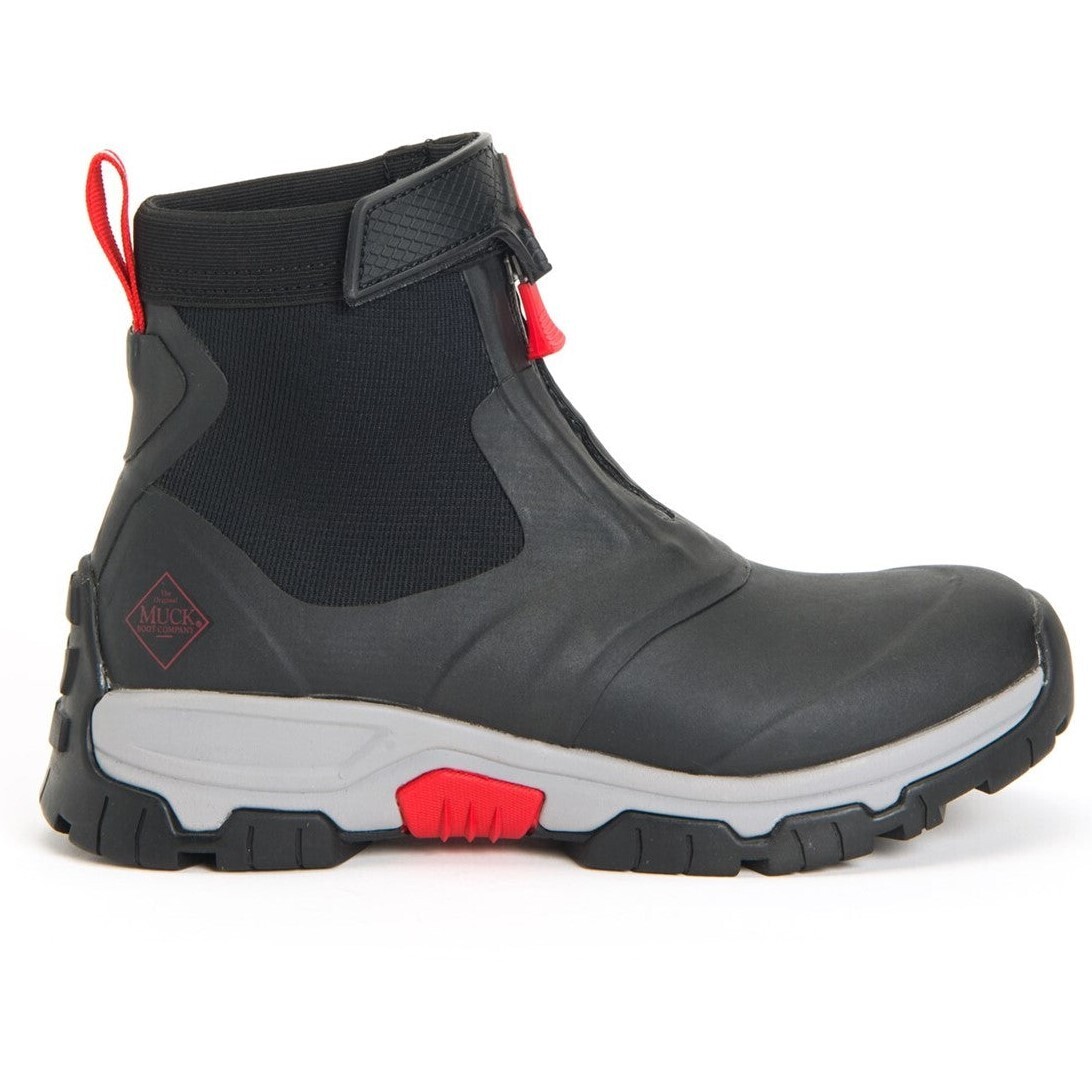 Botas De Agua Muck Boots Apex Mid - gris-rojo - 