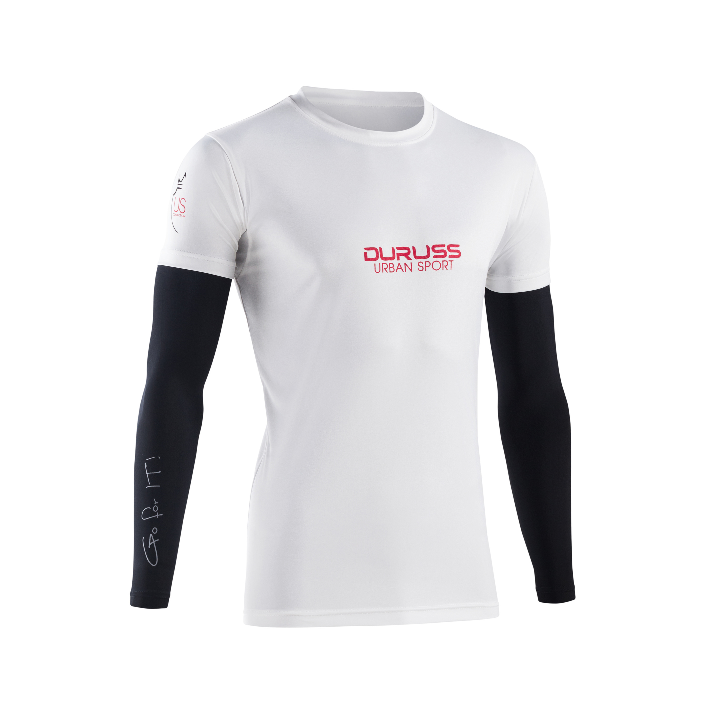 Camiseta Duruss Padel Da Coleção Us De Manga Comprida - Branco - Camiseta de manga comprida masculina | Sport Zone MKP