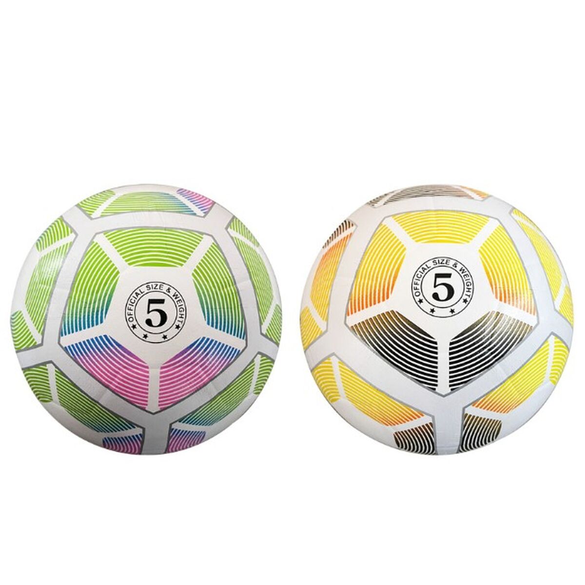 Balón De Fútbol Colorido Ø 23 Cm  MKP