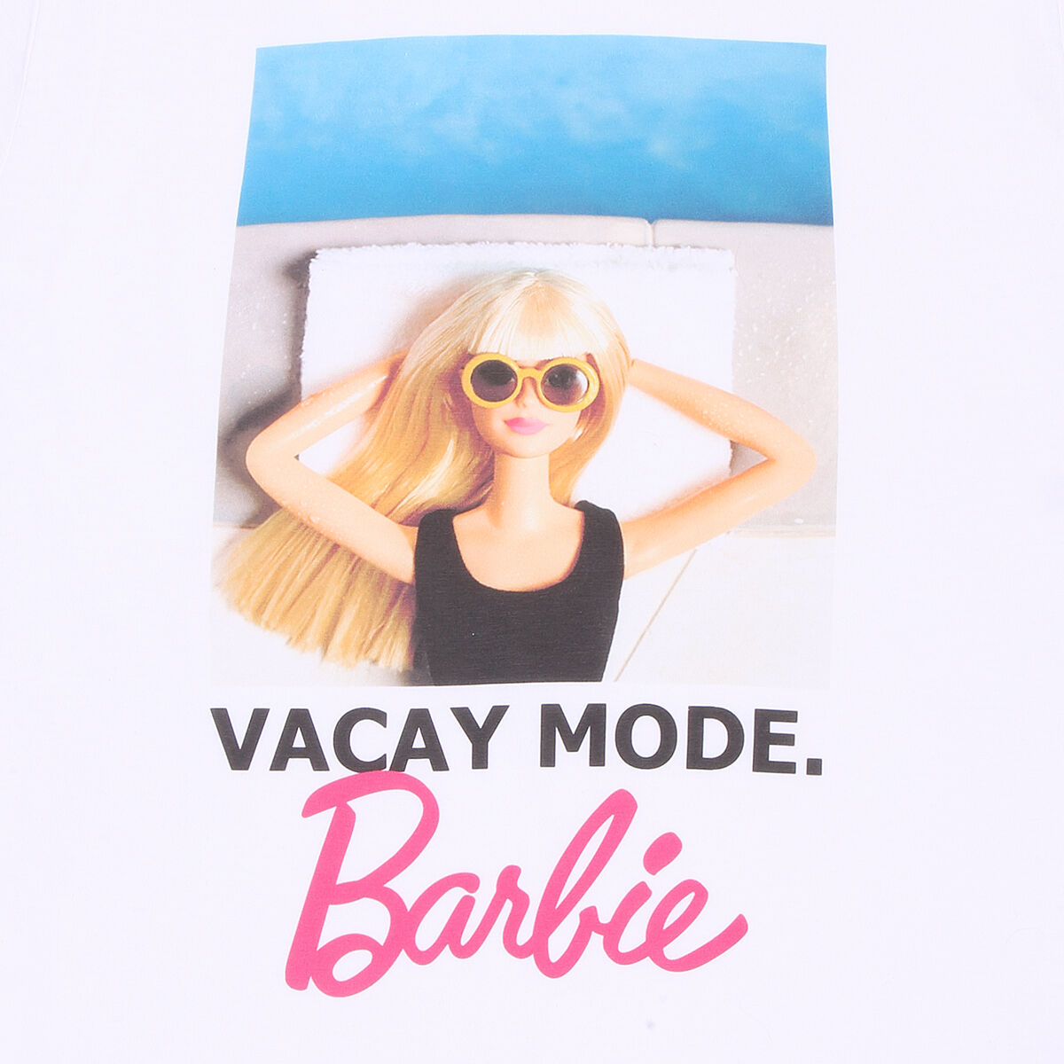 Camiseta De Manga Corta Barbie Vacay Mode