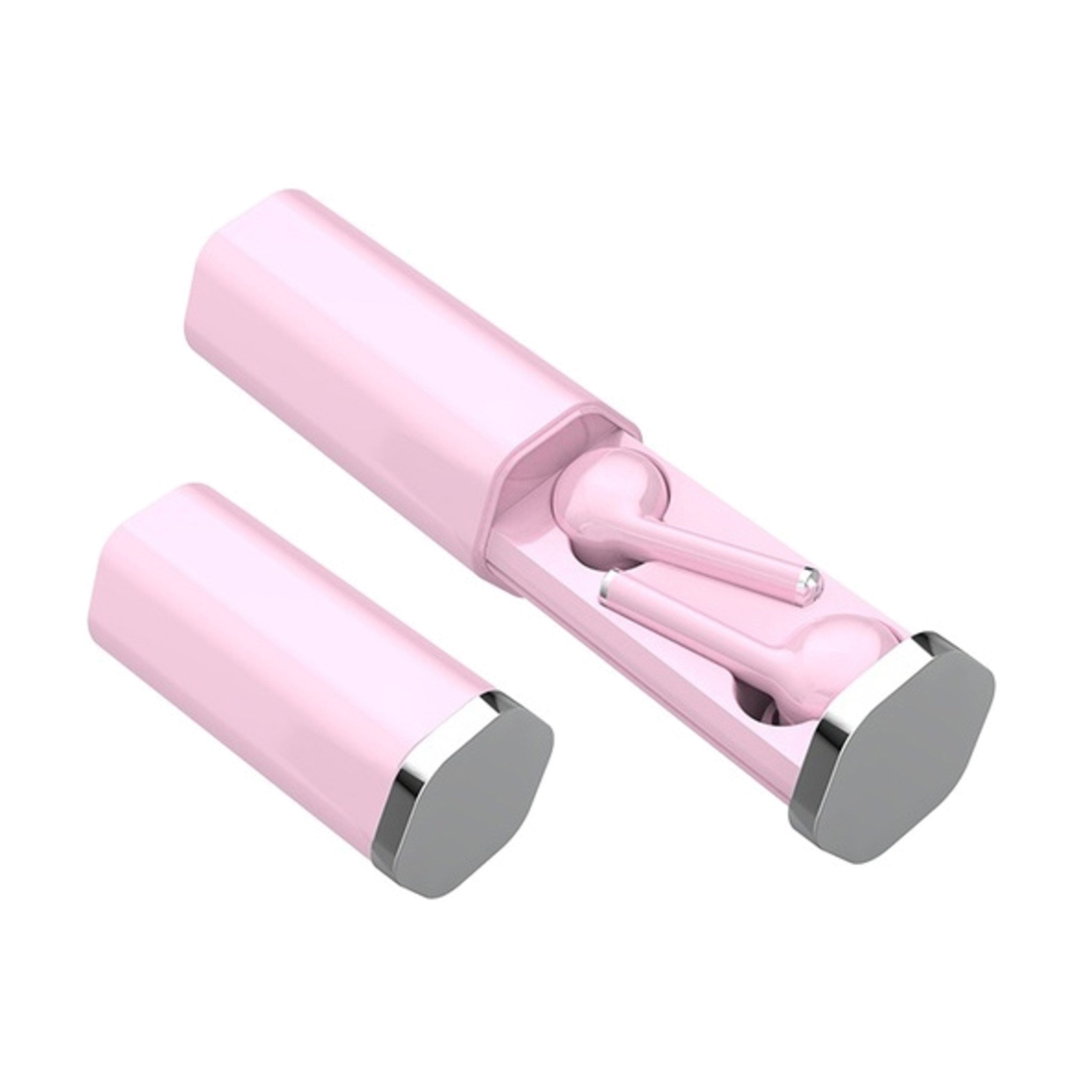 Mini Auriculares Bluetooth Tw50 Rosa