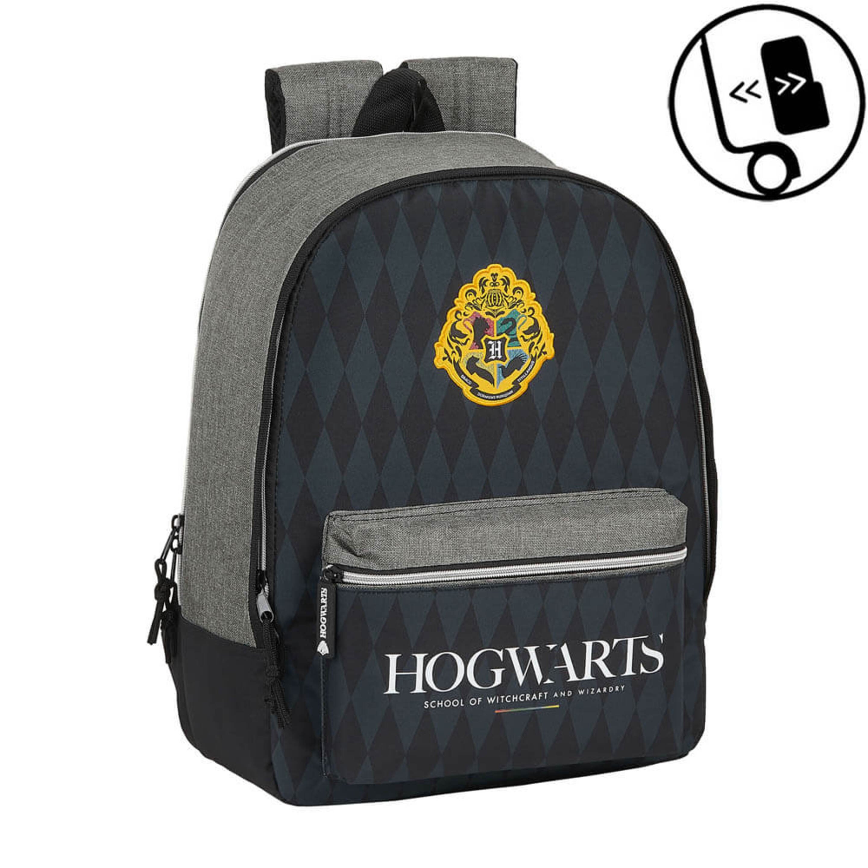 Mochila Escolar Harry Potter Adaptable - multicolor - 