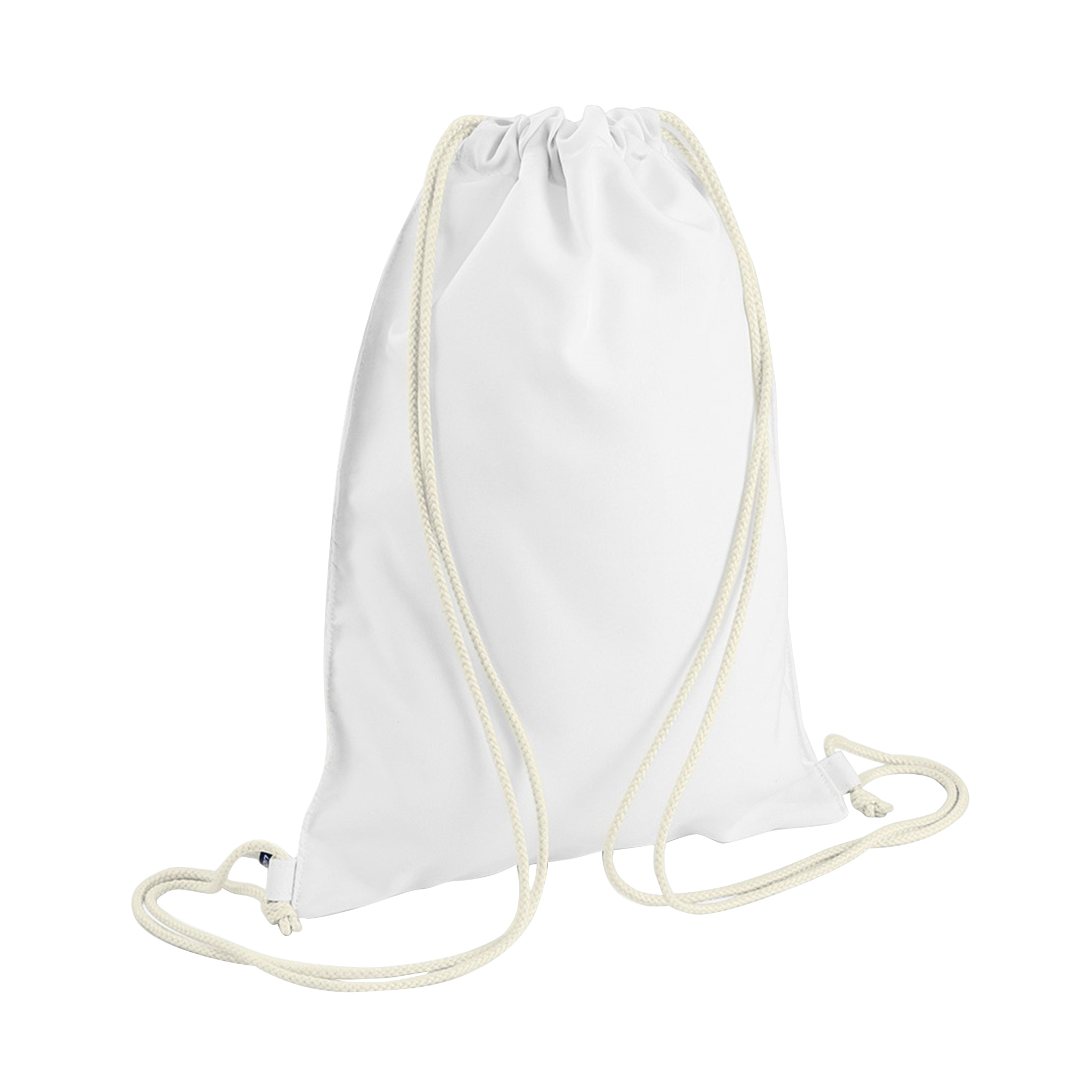 Mochila Saco O De Cuerdas Modelo Sublimation Deporte/gimnasio (5 Litros) Bagbase (Blanco)