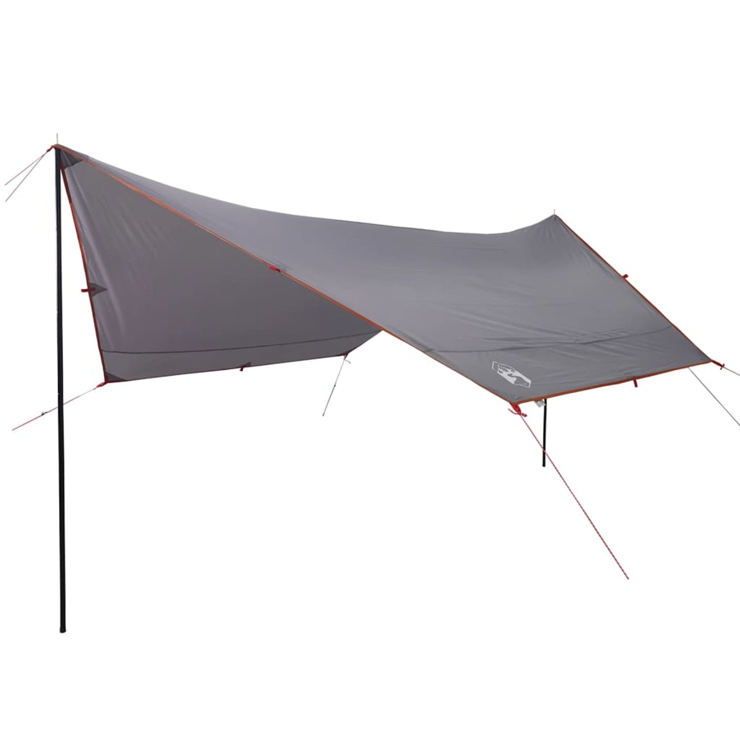 Lona De Camping Impermeable Vidaxl 430x380x210 Cm (43x14x14 Cm) - gris-naranja - 