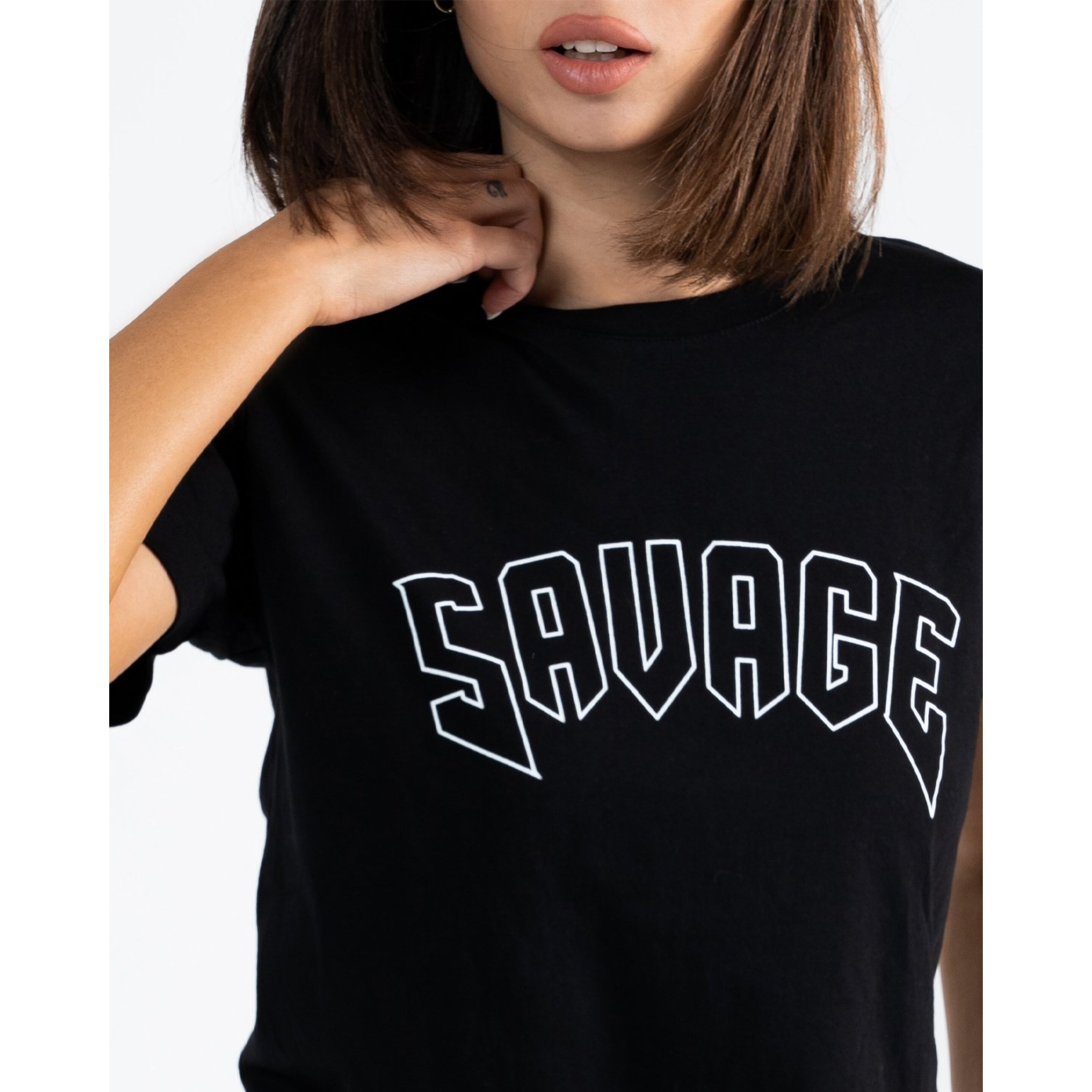 T-shirt Crew Logo Grande Savage