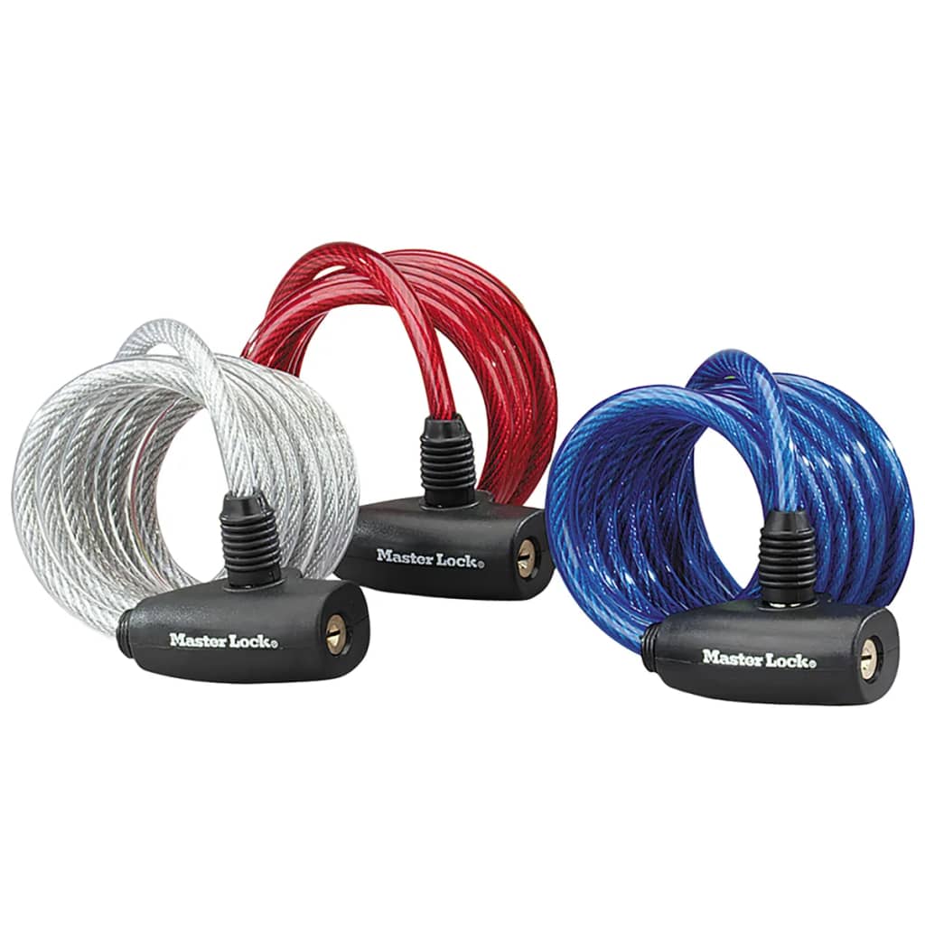Set De Candados De Cable Master Lock 3 Uds - multicolor - 
