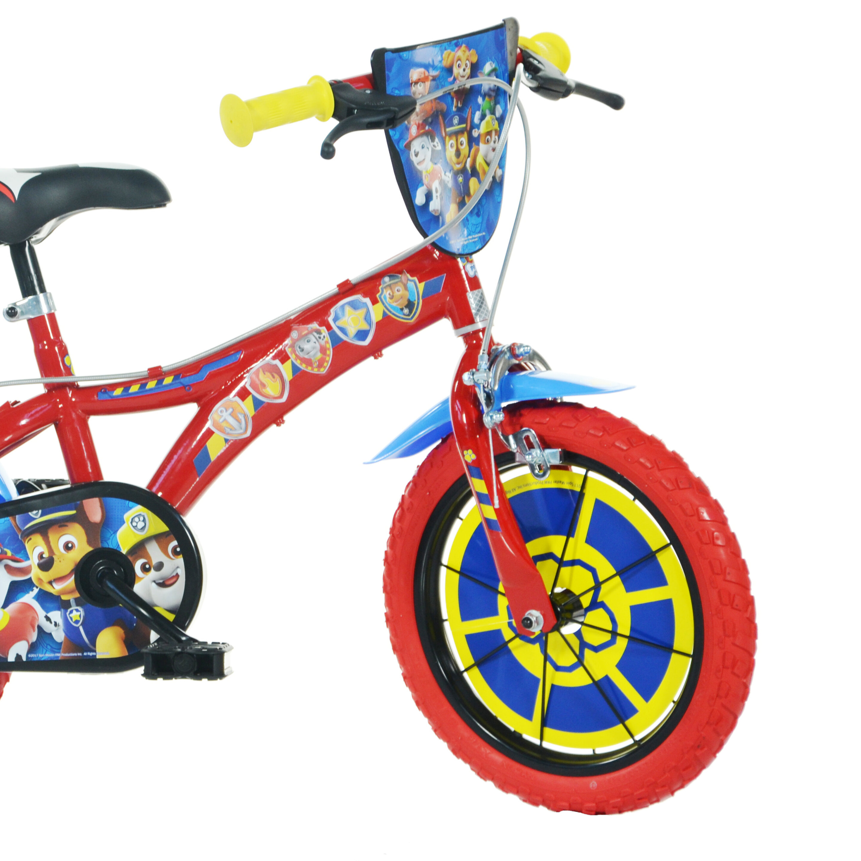 Bicicleta Infantil Paw Patrol 14 Pulgadas 4-6 Años - Rojo  MKP