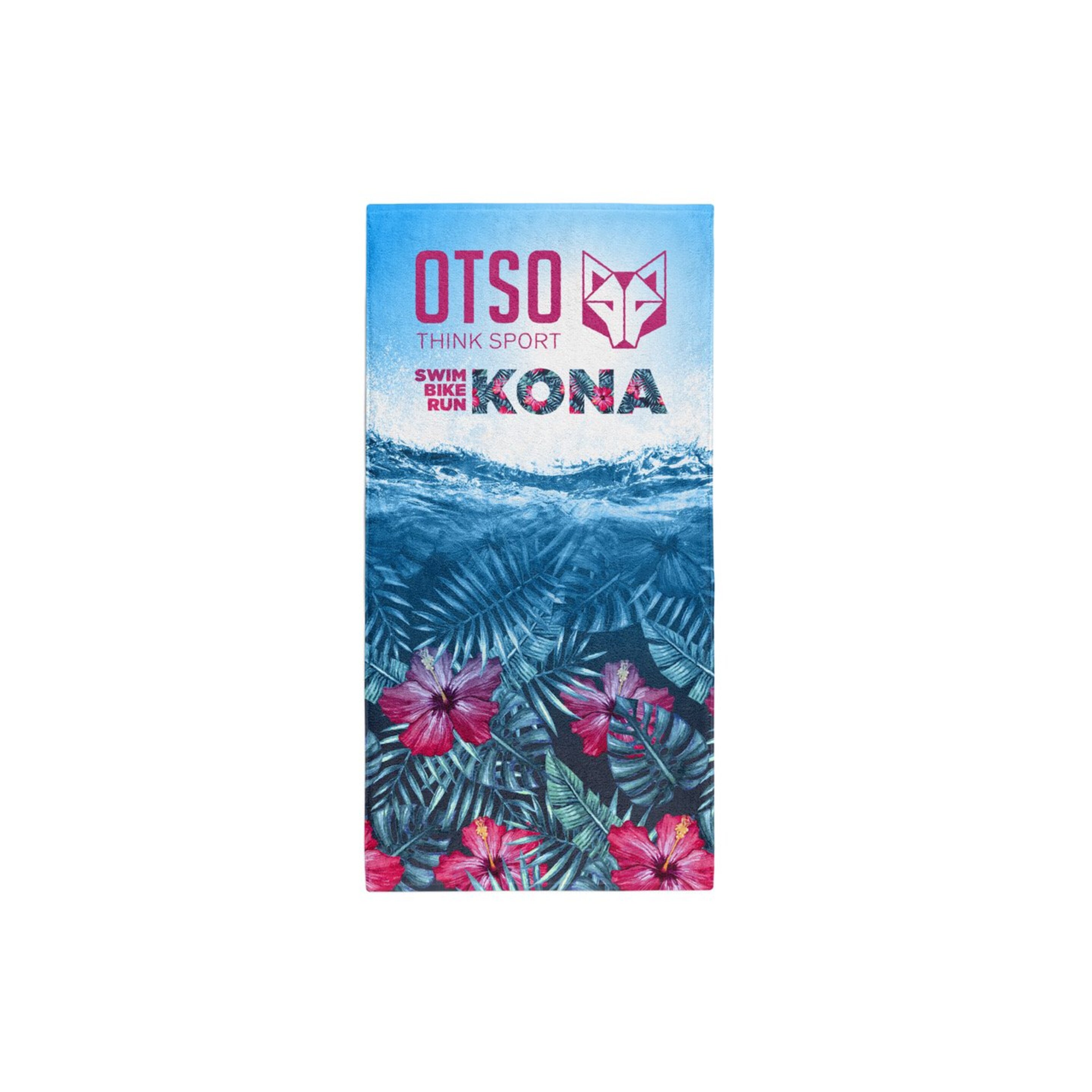 Toalha De Microfibra Otso Kona [tamanho 150 X 75 Cm] Otso - azul - 
