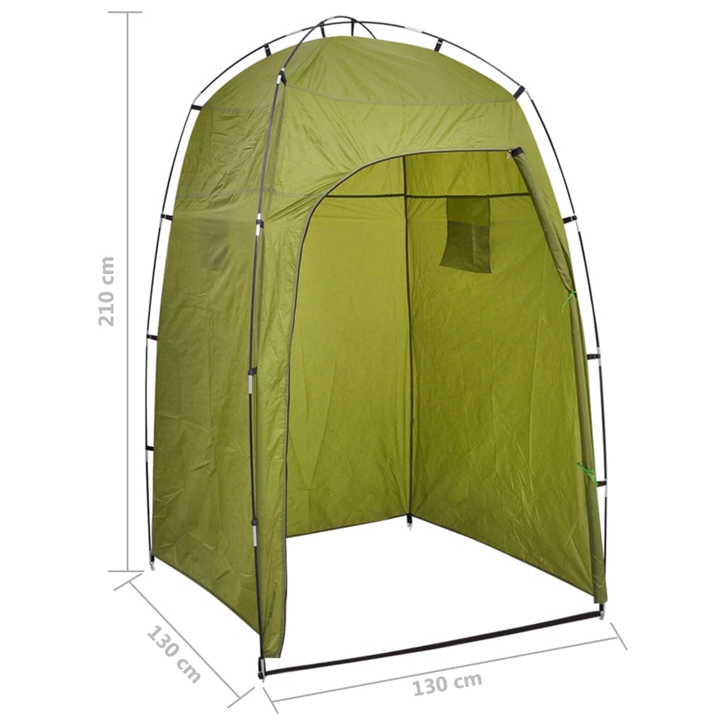 Inodoro Portátil Para Camping Con Carpa 10 L Vidaxl