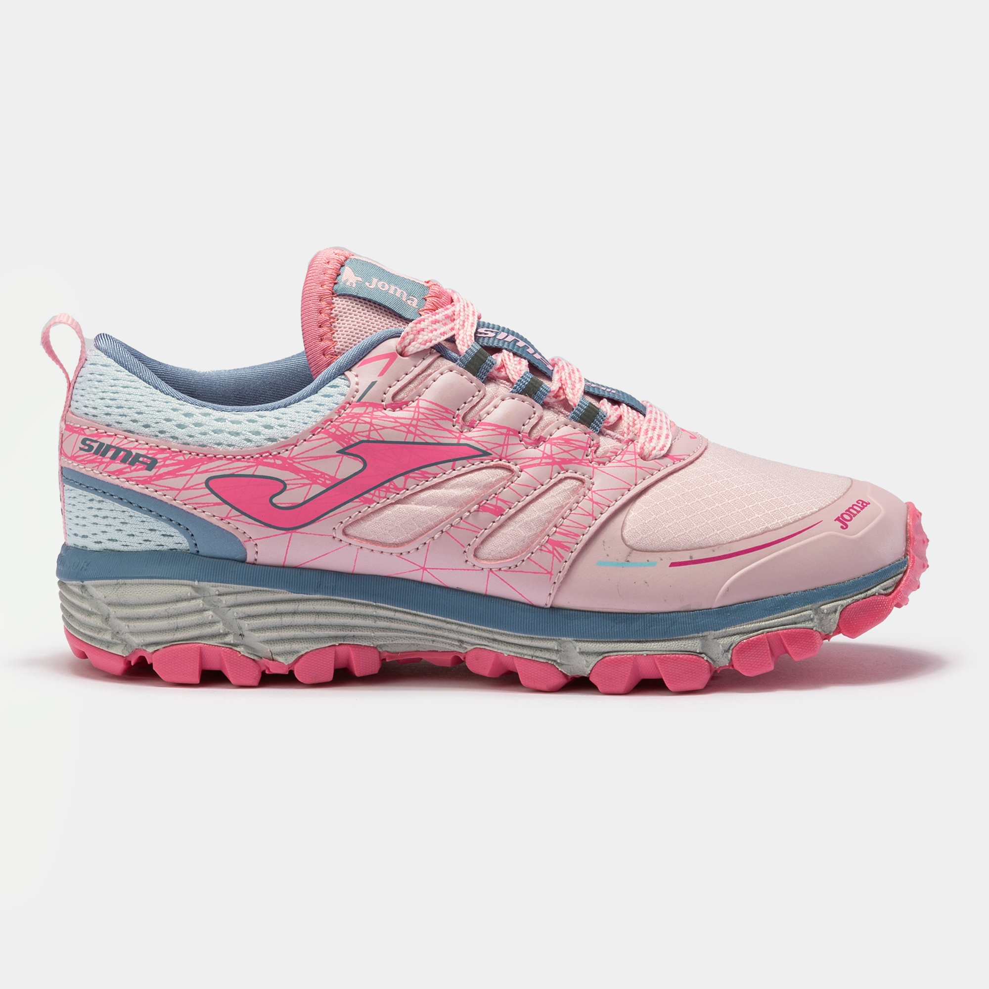 Zapatillas Joma J.sima Jr 22 Rosa Gris