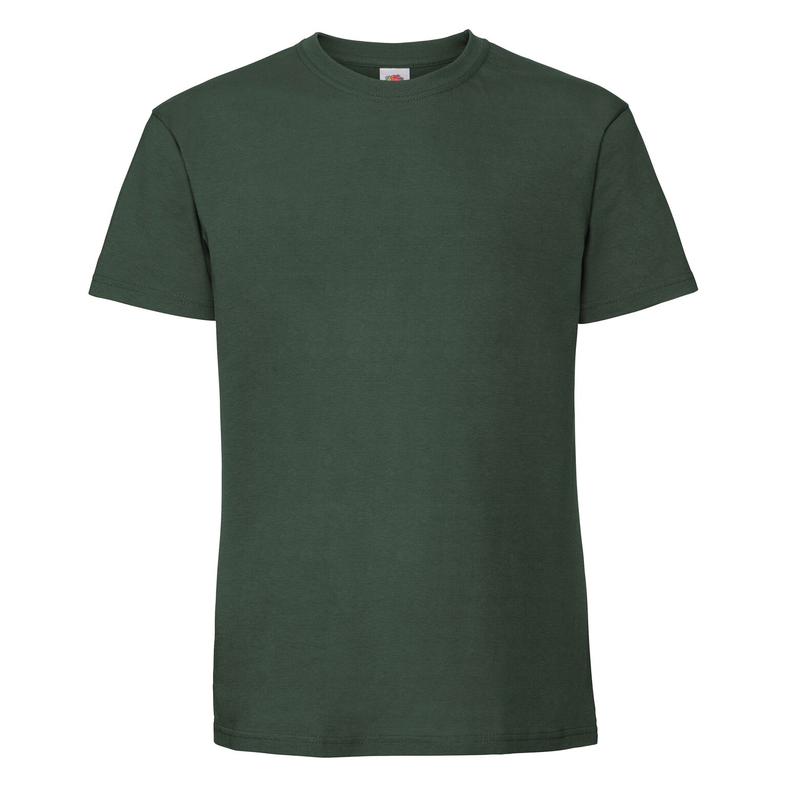 Camiseta De Algodón Fruit Of The Loom - verde-botella - 