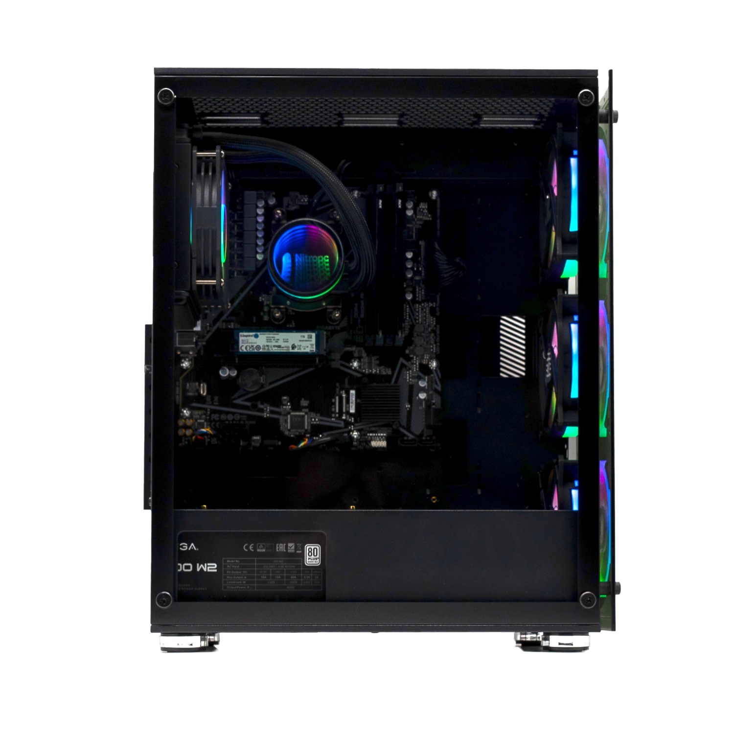 Pc Gaming Nitropc Avanzado Bronze Plus  Ryzen 3200g, 16g Ram, 256g M.2, 1t Hdd - W10, Wi-fi