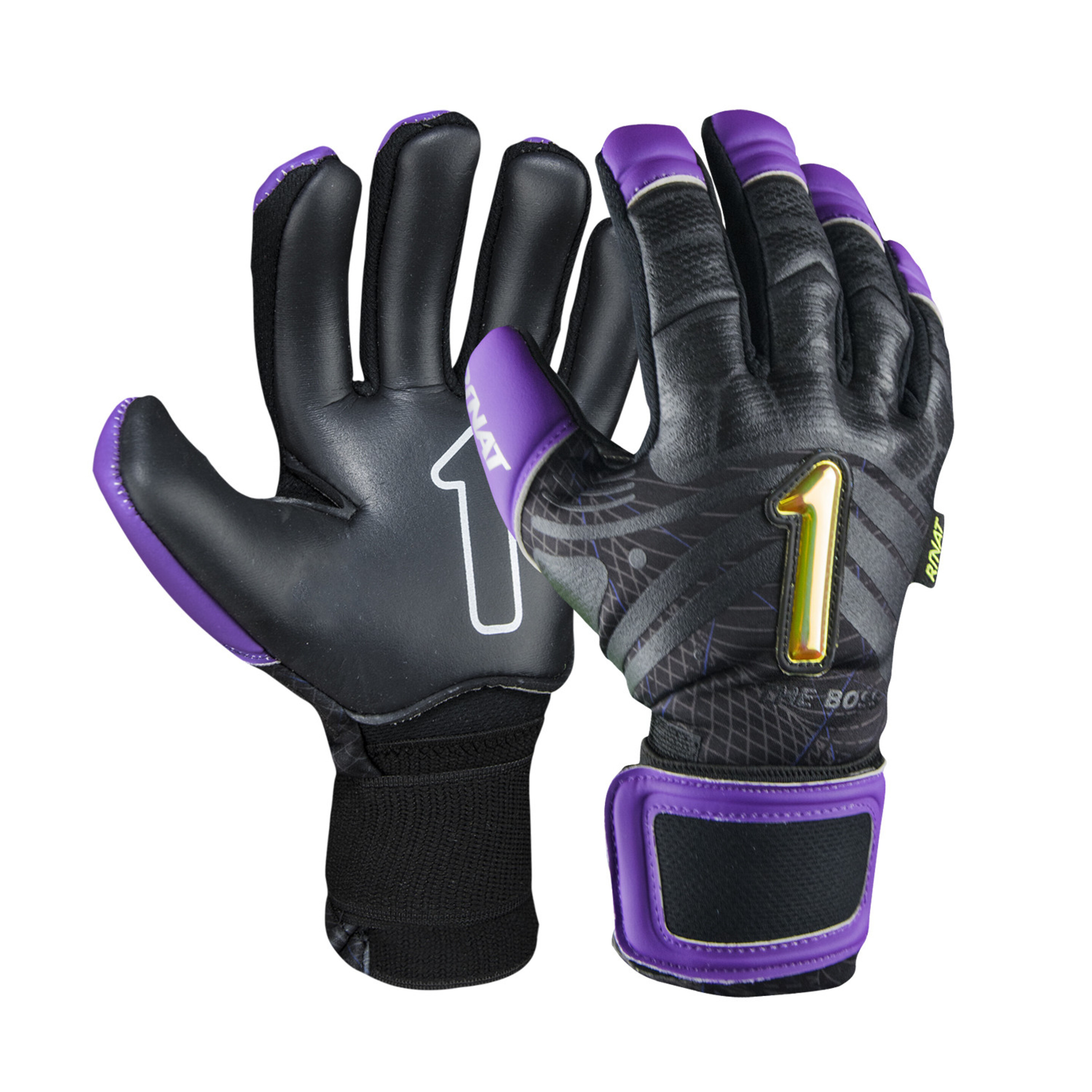 Guante De Portero Rinat The Boss Alpha Negro/ Morado Junior