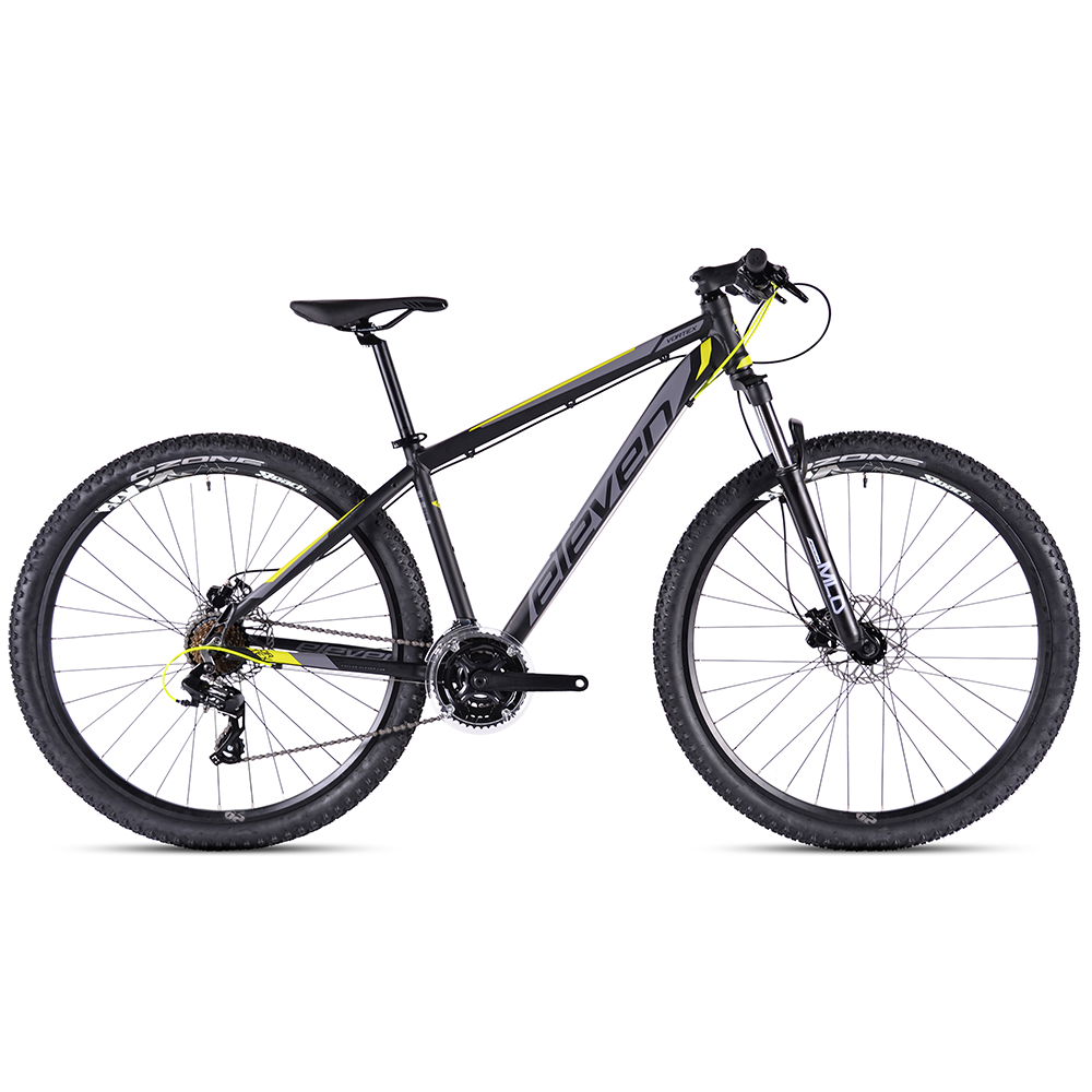 Bicicleta Btt Eleven Vortex 1.0 - Preto/Amarelo - bicicleta urbana roda 27.5' | Sport Zone MKP