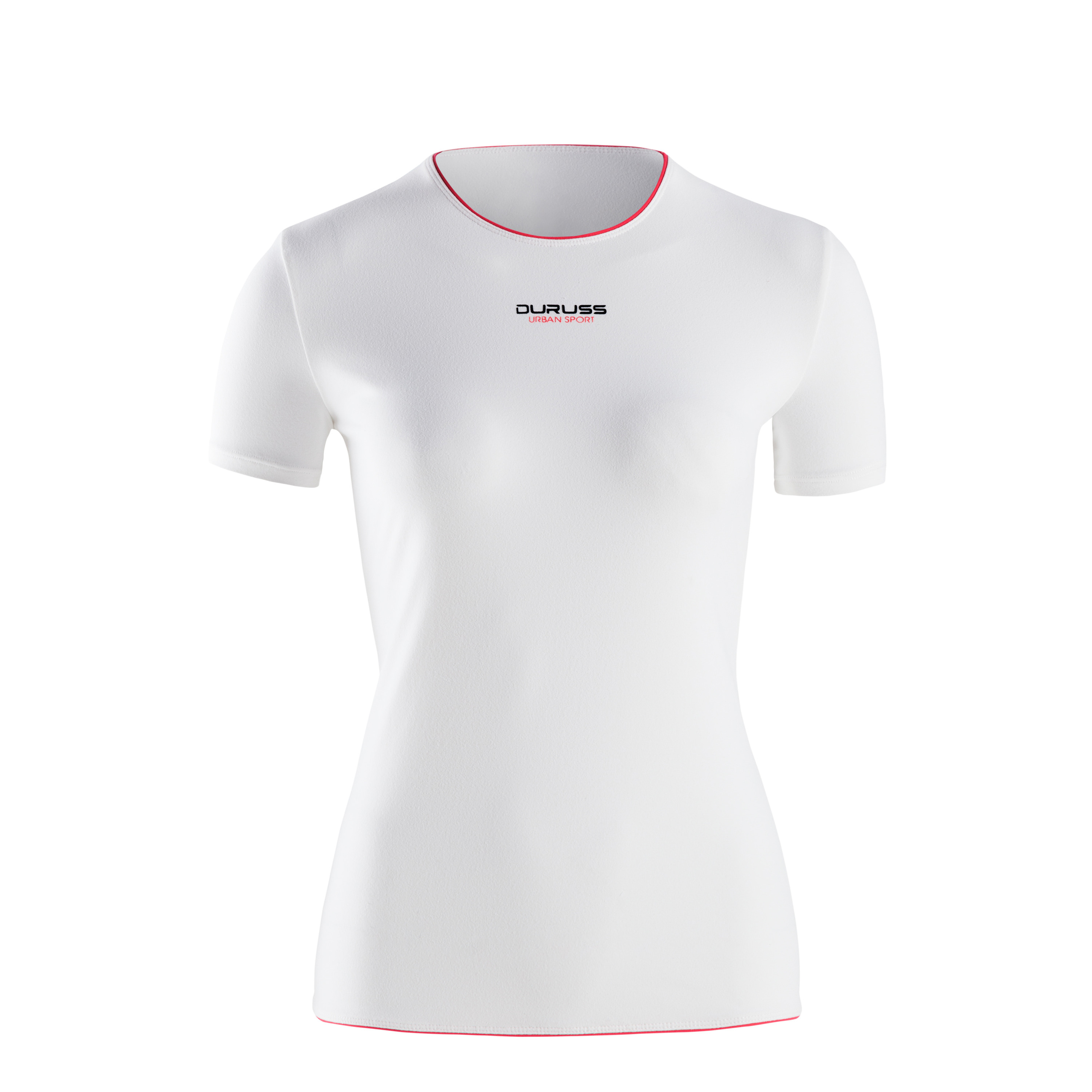 Camiseta Técnica De Manga Corta Color Blanco Duruss Padel