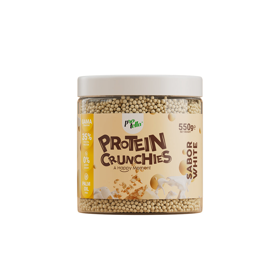 Bolitas De Proteina Sabor Chocolate Blanco - Protella Protein Crunchies White 550g