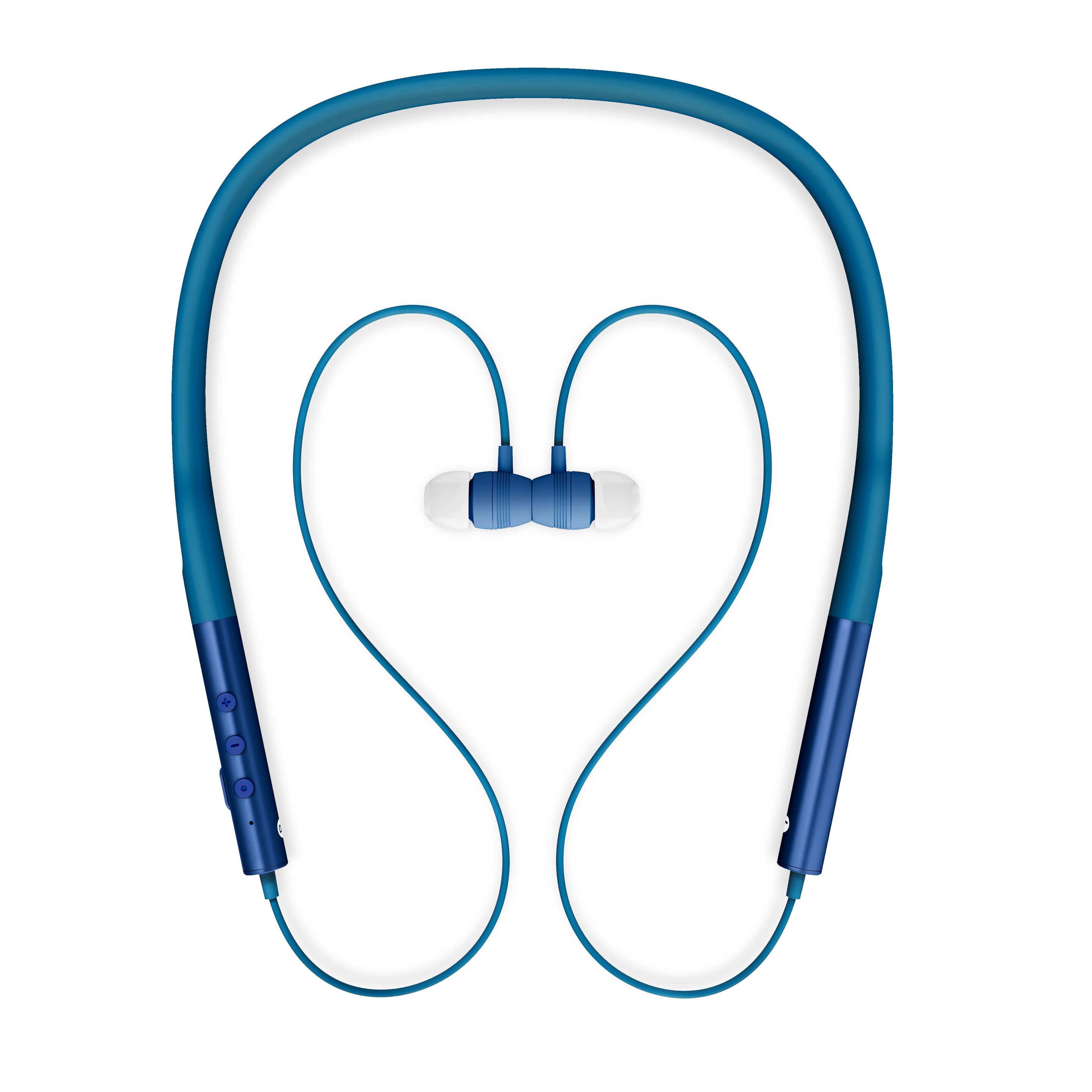 Energy Sistem Auriculares Earphones Neckband 3 Bluetooth Blue (neckband, Magnet Earbuds)