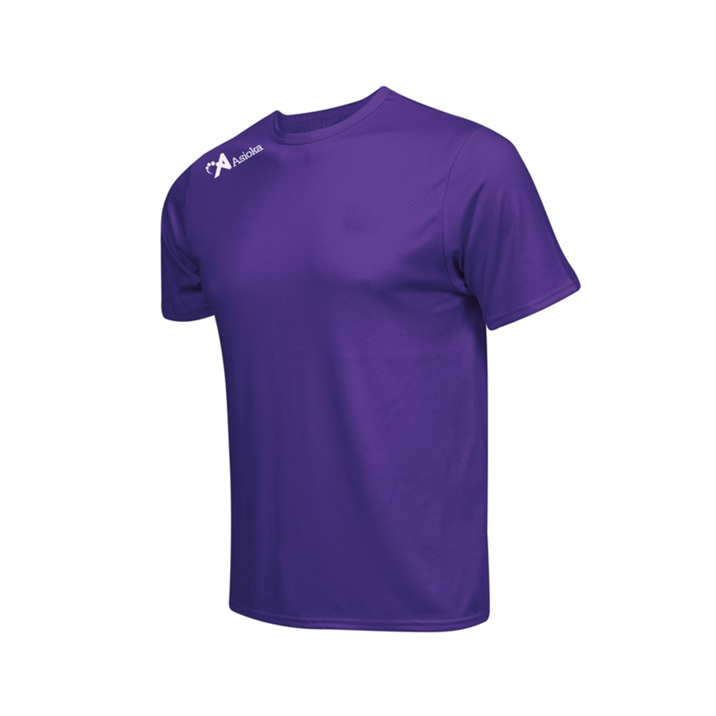Camiseta Fútbol Asioka Premium - Morado - Manga Corta  MKP