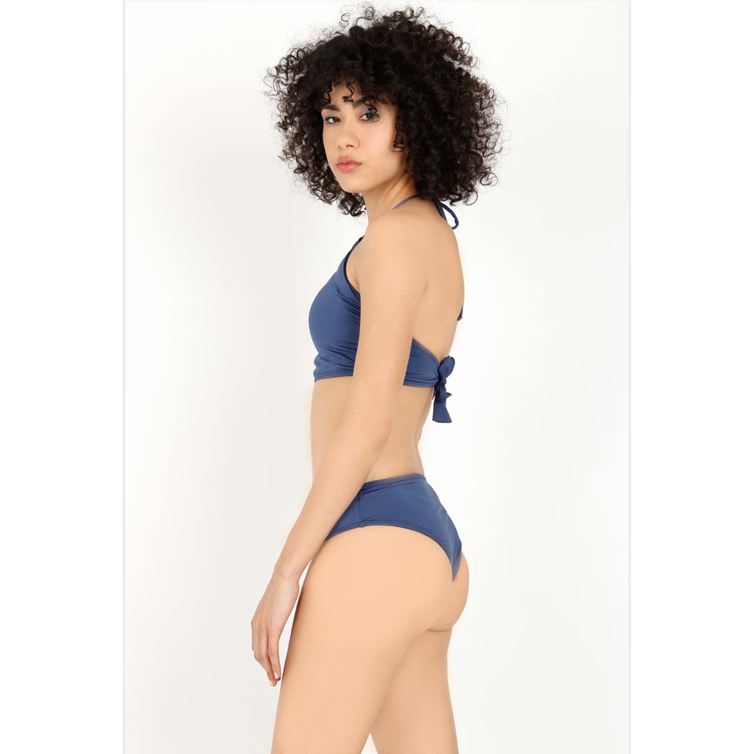 Top De Bikini Gota Azul Audaz Fitness