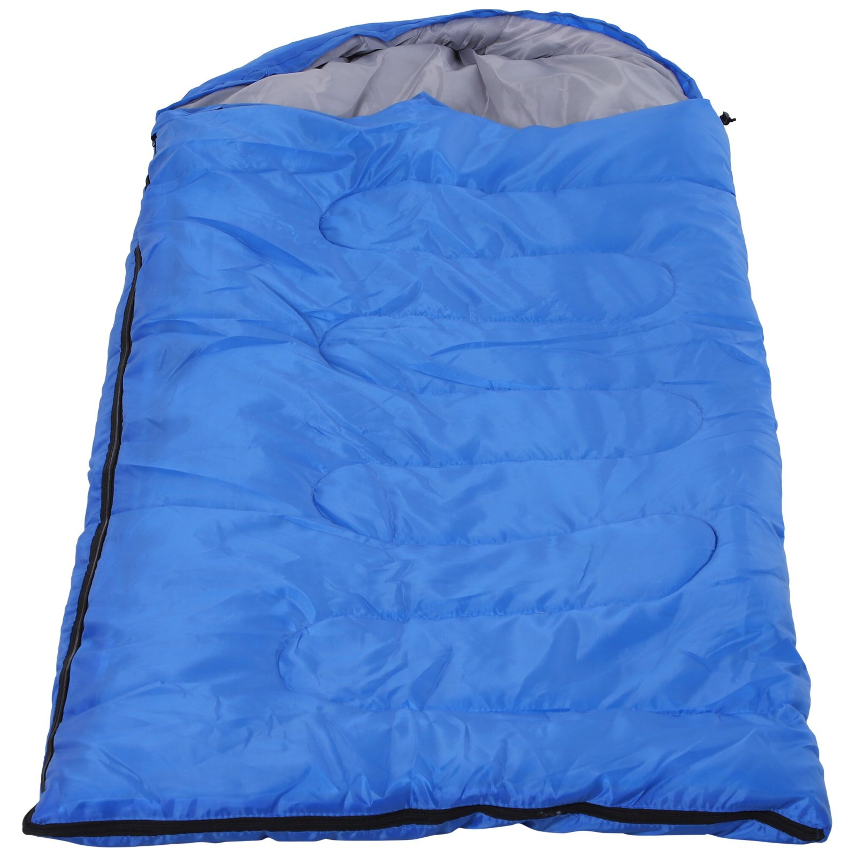 Outsunny Saco De Dormir De Camping De 1 Plaza 210x75 Cm Azul