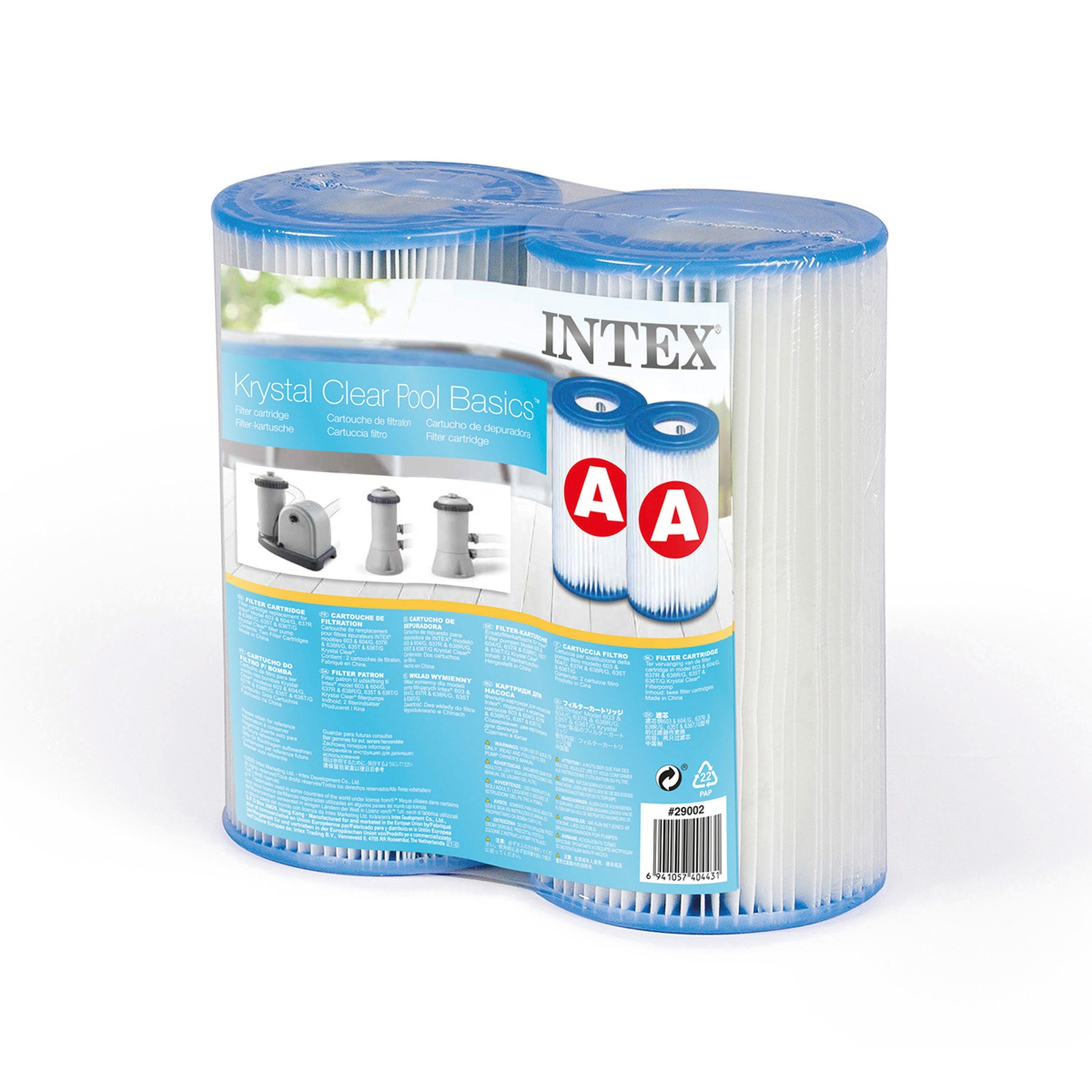 Cartucho De Filtração Para Piscinas Ax2 Intex - blanco - 
