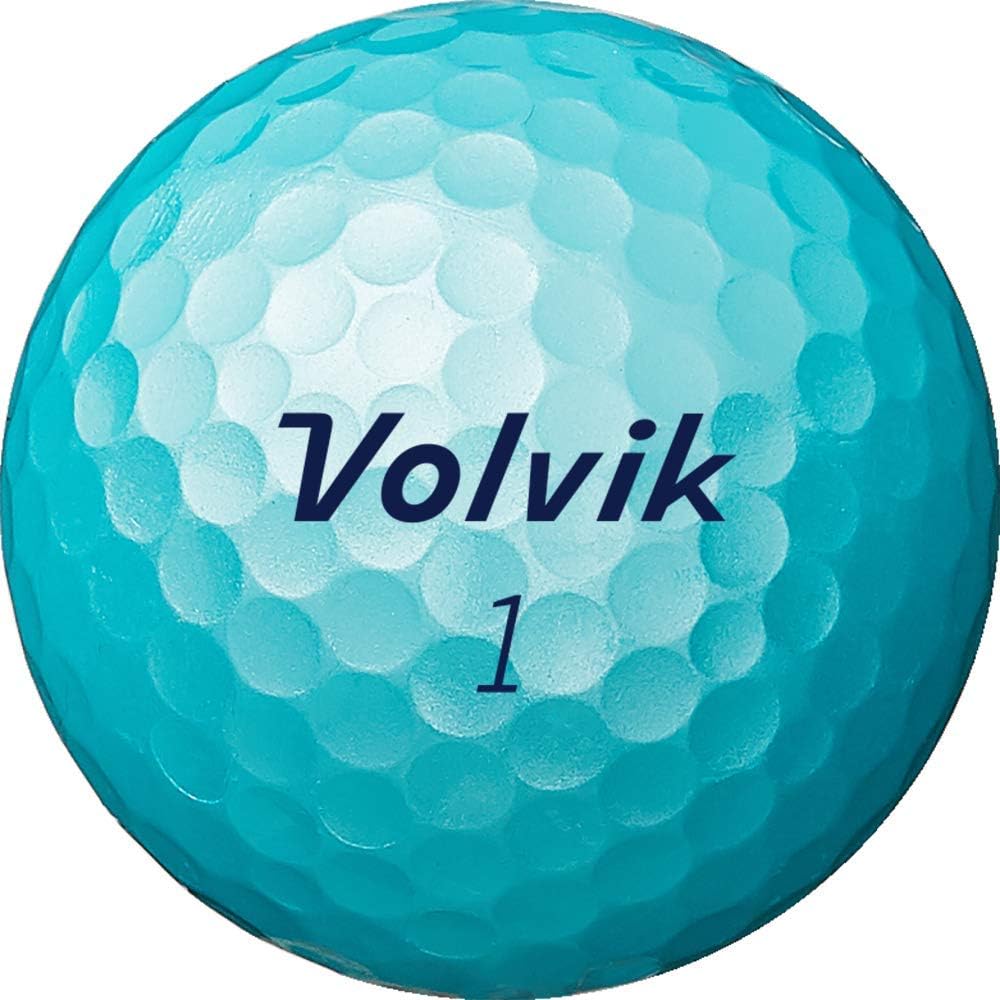 Caja De 12 Bolas De Golf Volvik Solice - azul - 