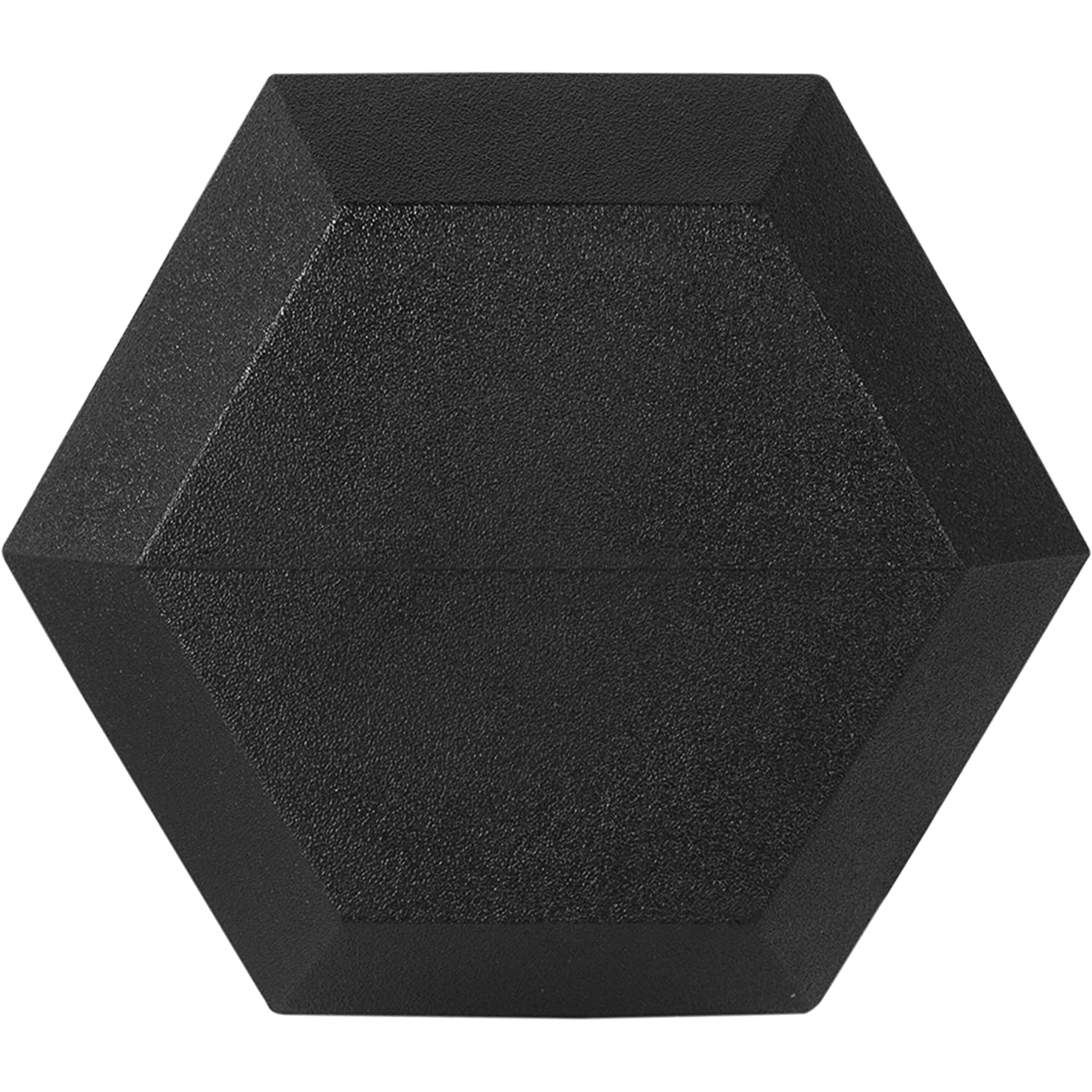 Mancuernas Hexagonales 1kg (Par) Ozio Fitness Musculación - Negro  MKP