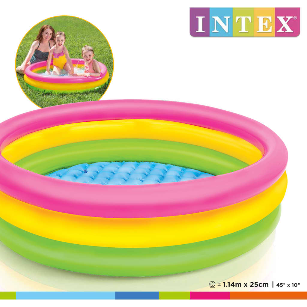 Intex Piscina Inflable Sunset 3 Anillos