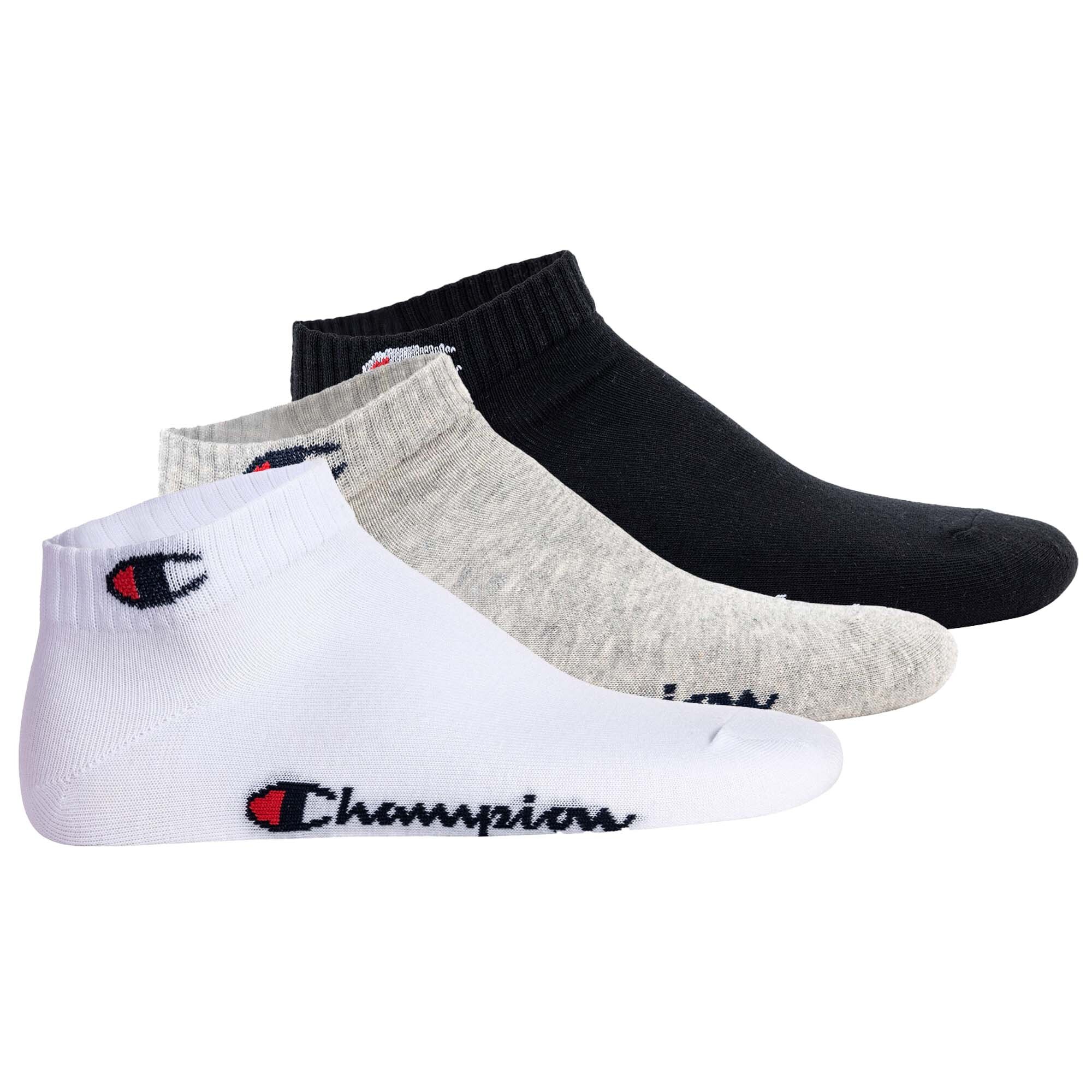 Paquete De 3 Calcetines Champion Liso Con Logo