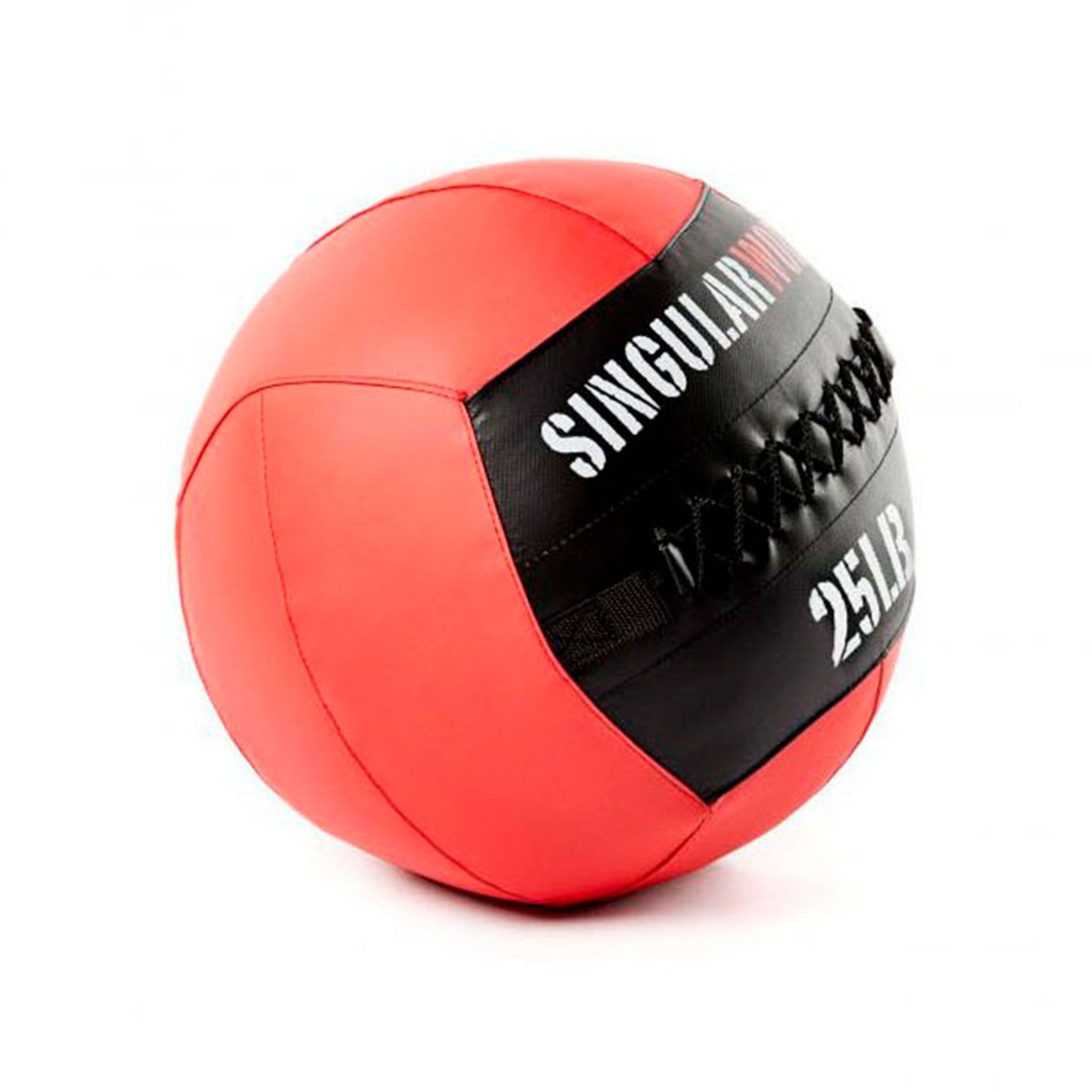 Balón Medicinal élite De 25 Lb (11,34 Kg - 35,5 Cm Diámetro)  Singular Wod - rojo-negro - 