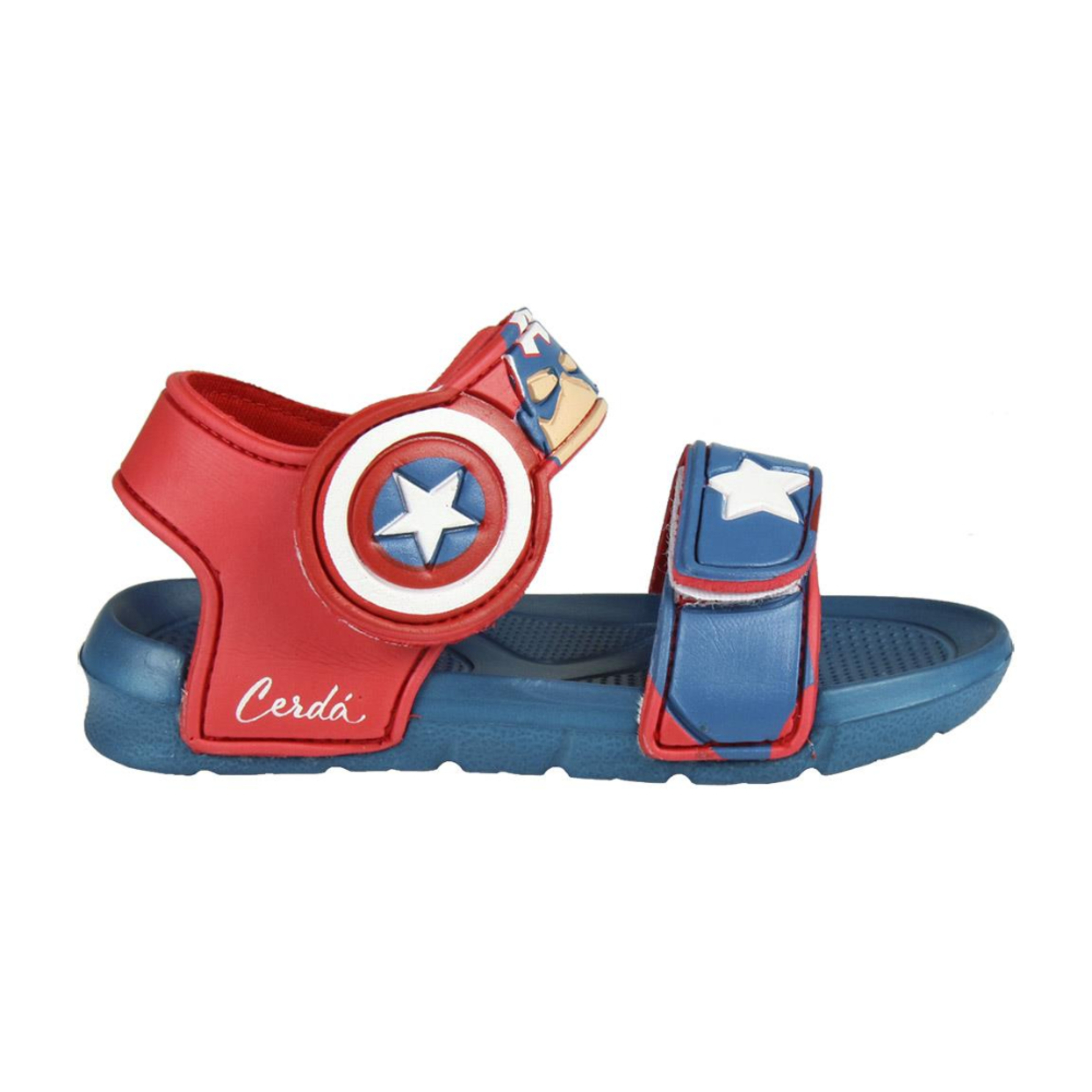 Sandálias Capitão América 64551 Marvel - azul - 