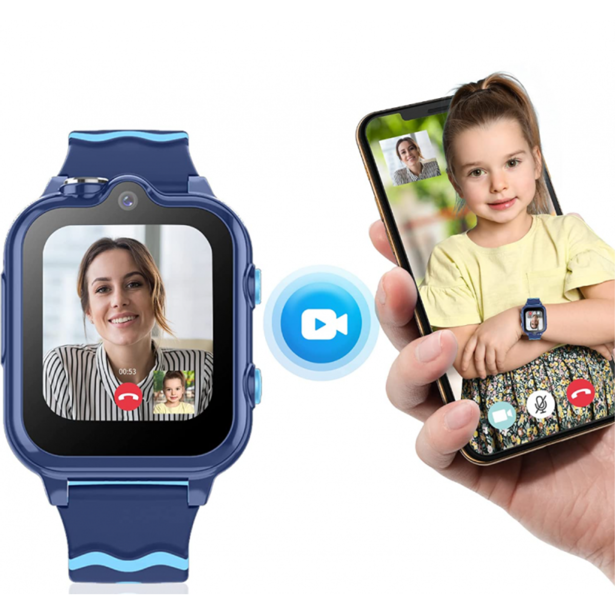 Reloj Inteligente Con Gps  Smartek Mensajes,videollamada 4g
