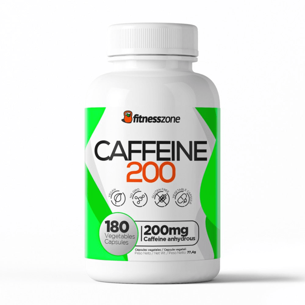 Caffeine 200 180 Cápsulas Fitnesszone -  - 